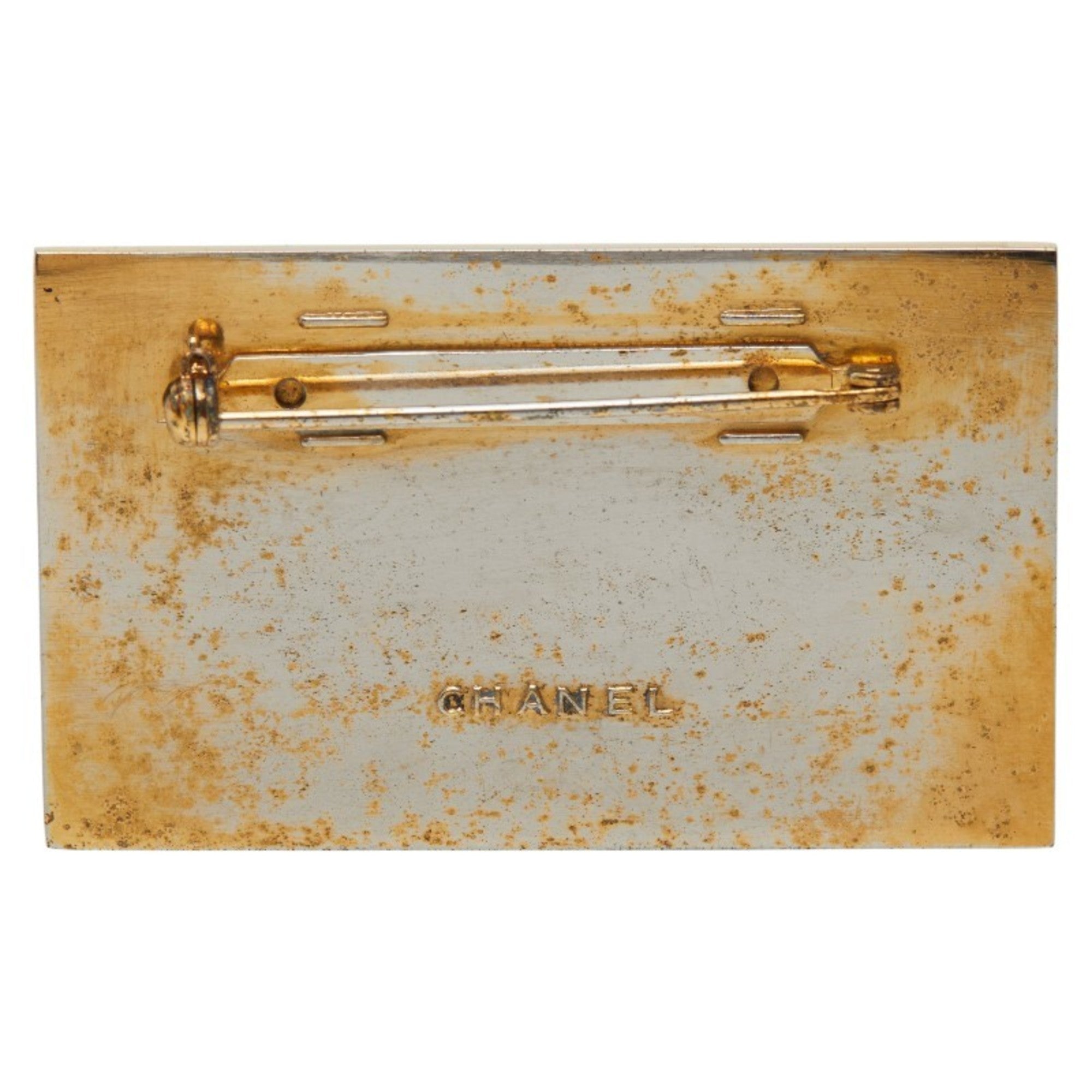 Brooch Gold-Tone Metal