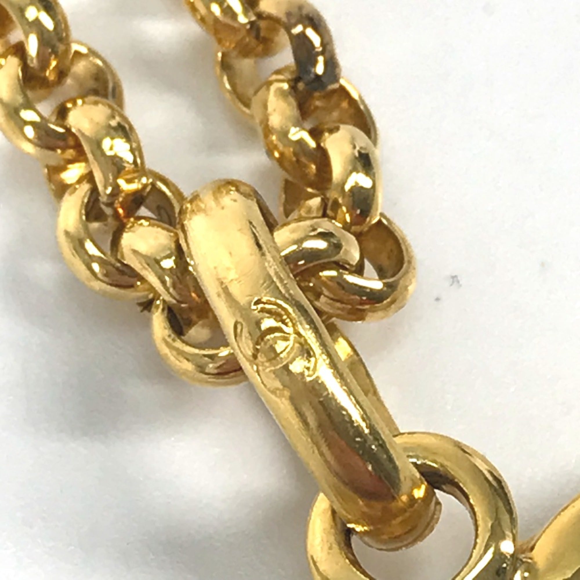 Vintage Chain Necklace Metal