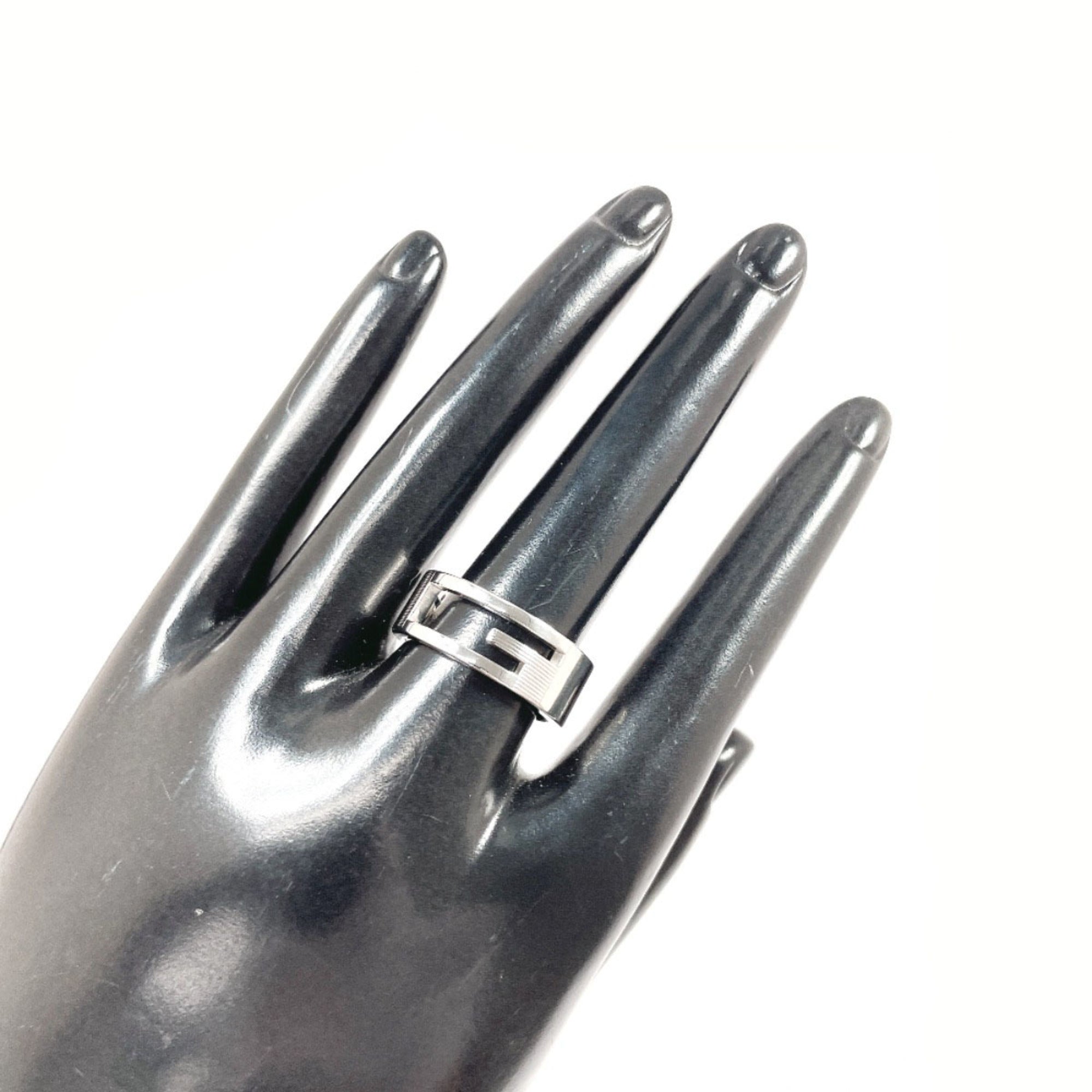 Cutout G Ring Sterling Silver
