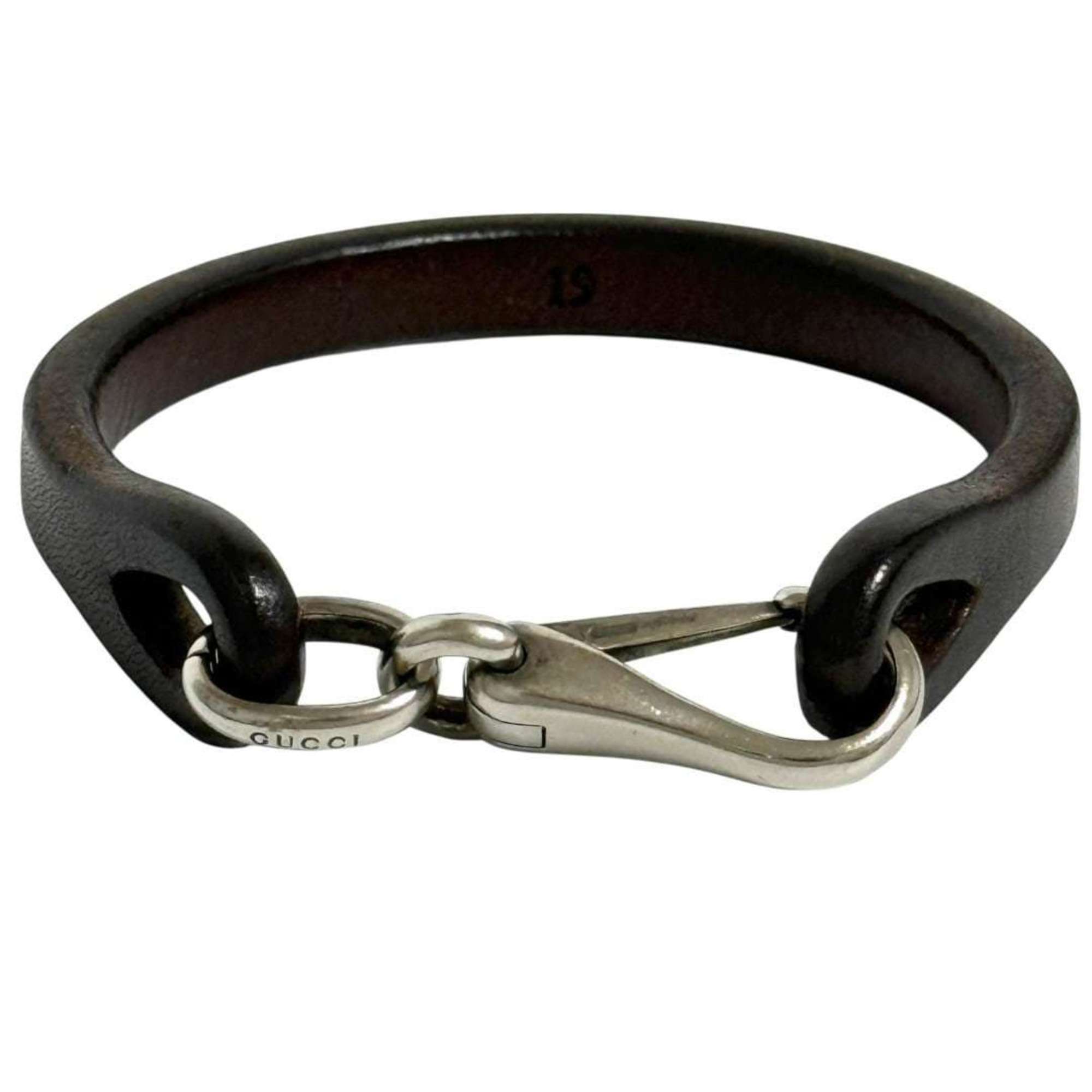 Bracelet Leather and Sterling Silver