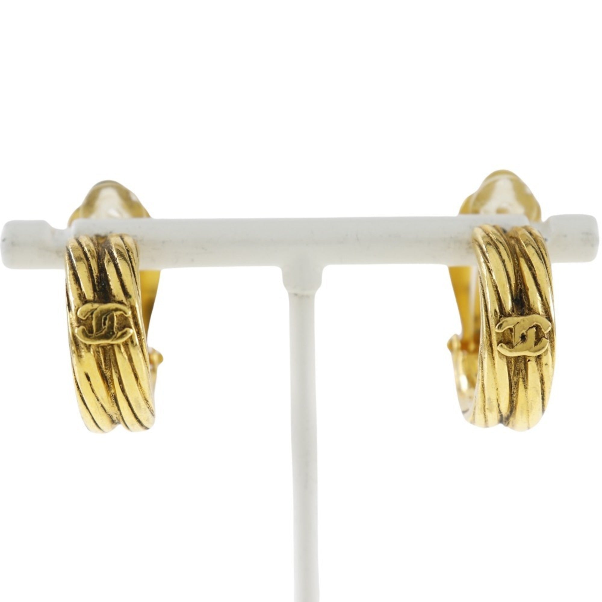 Clip-On Earrings Clip-On Gold-Tone Metal