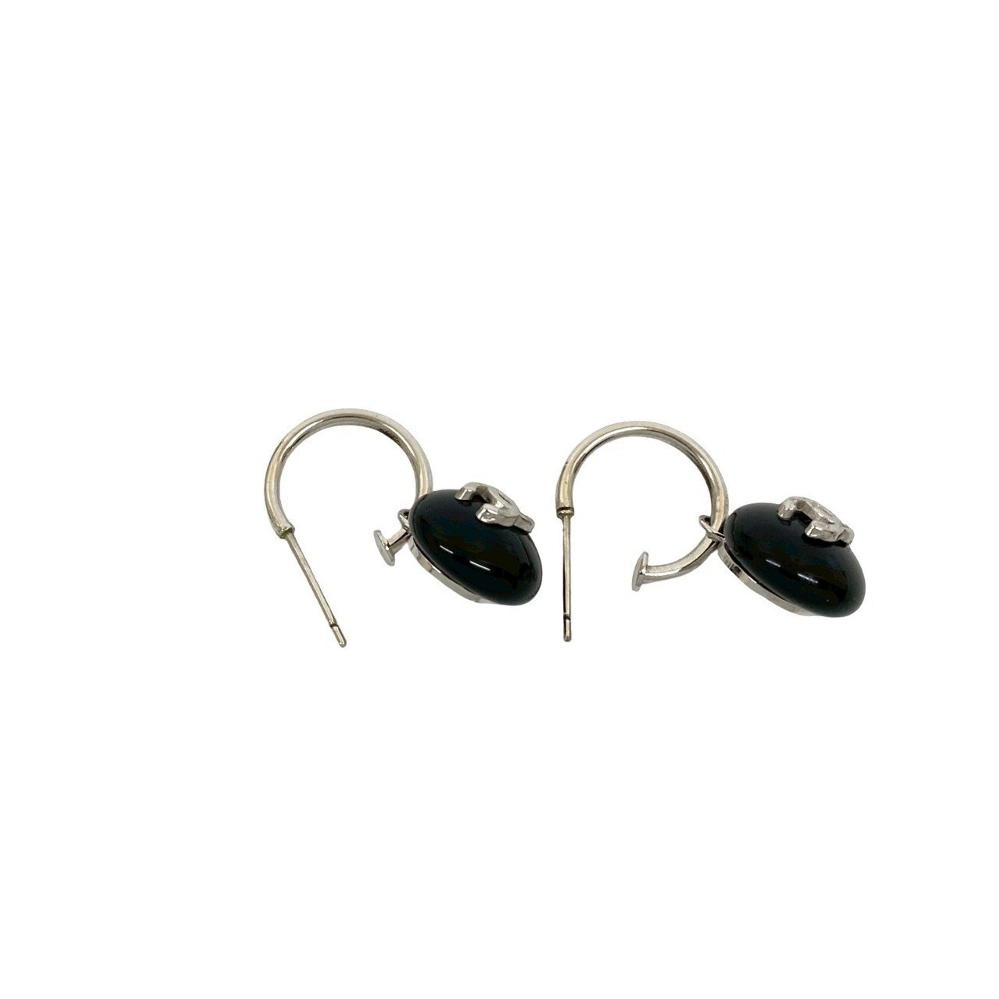 CC Logo Earrings Sterling Silver