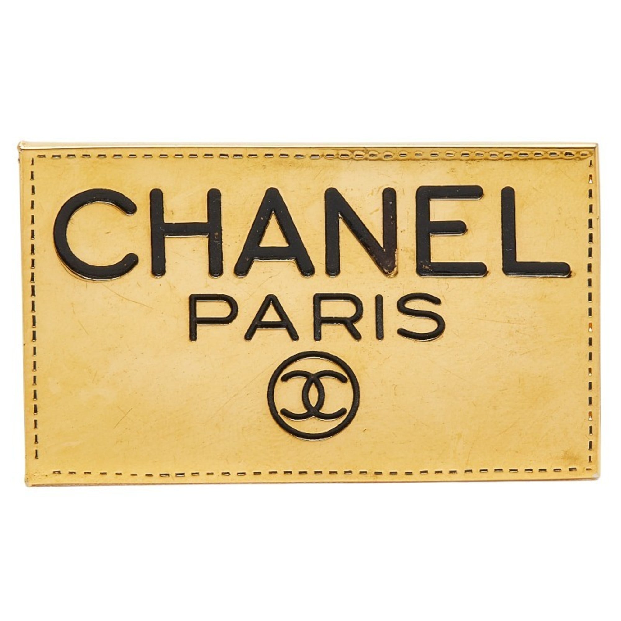 Brooch Gold-Tone Metal