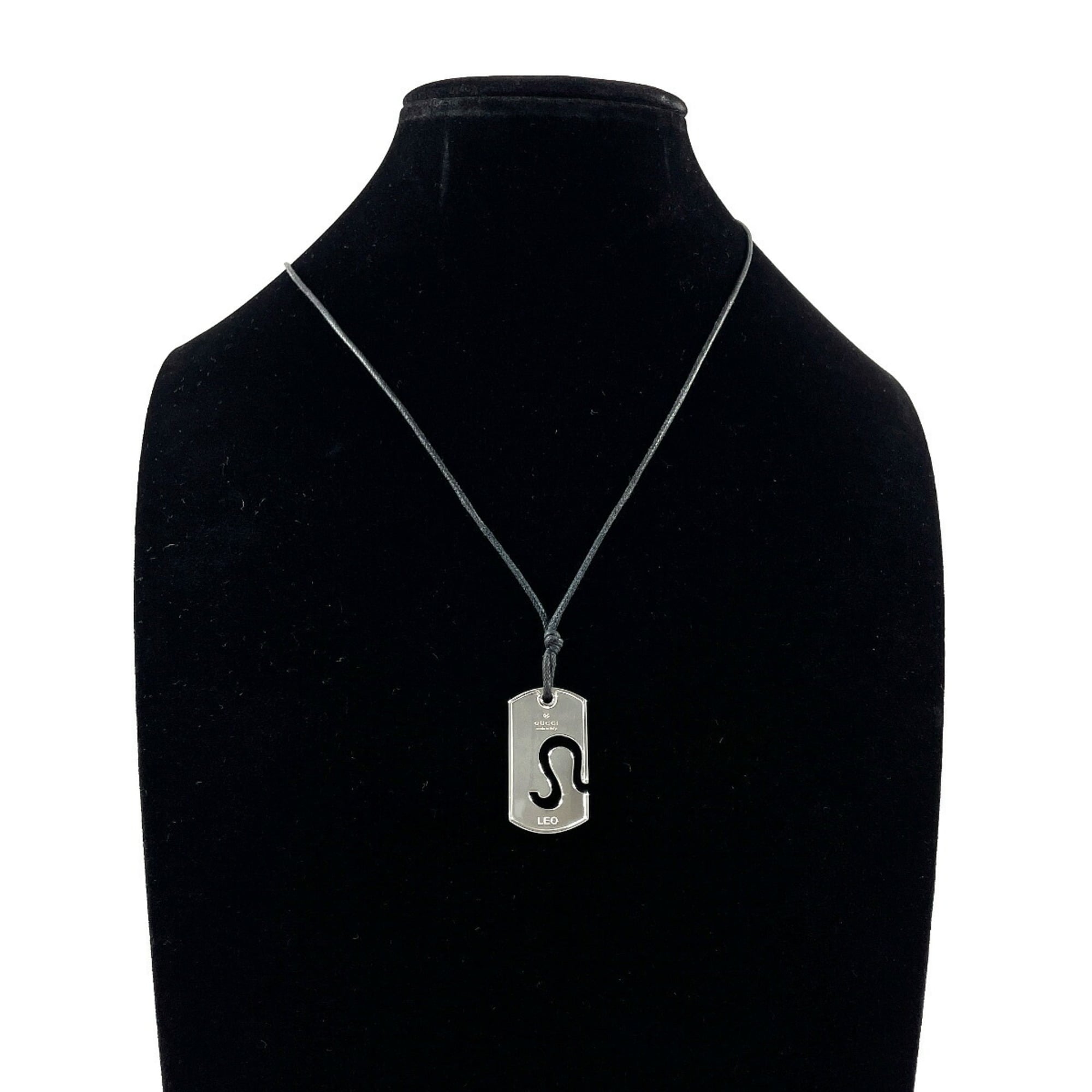 Leo Constellation Pendant Necklace Sterling Silver