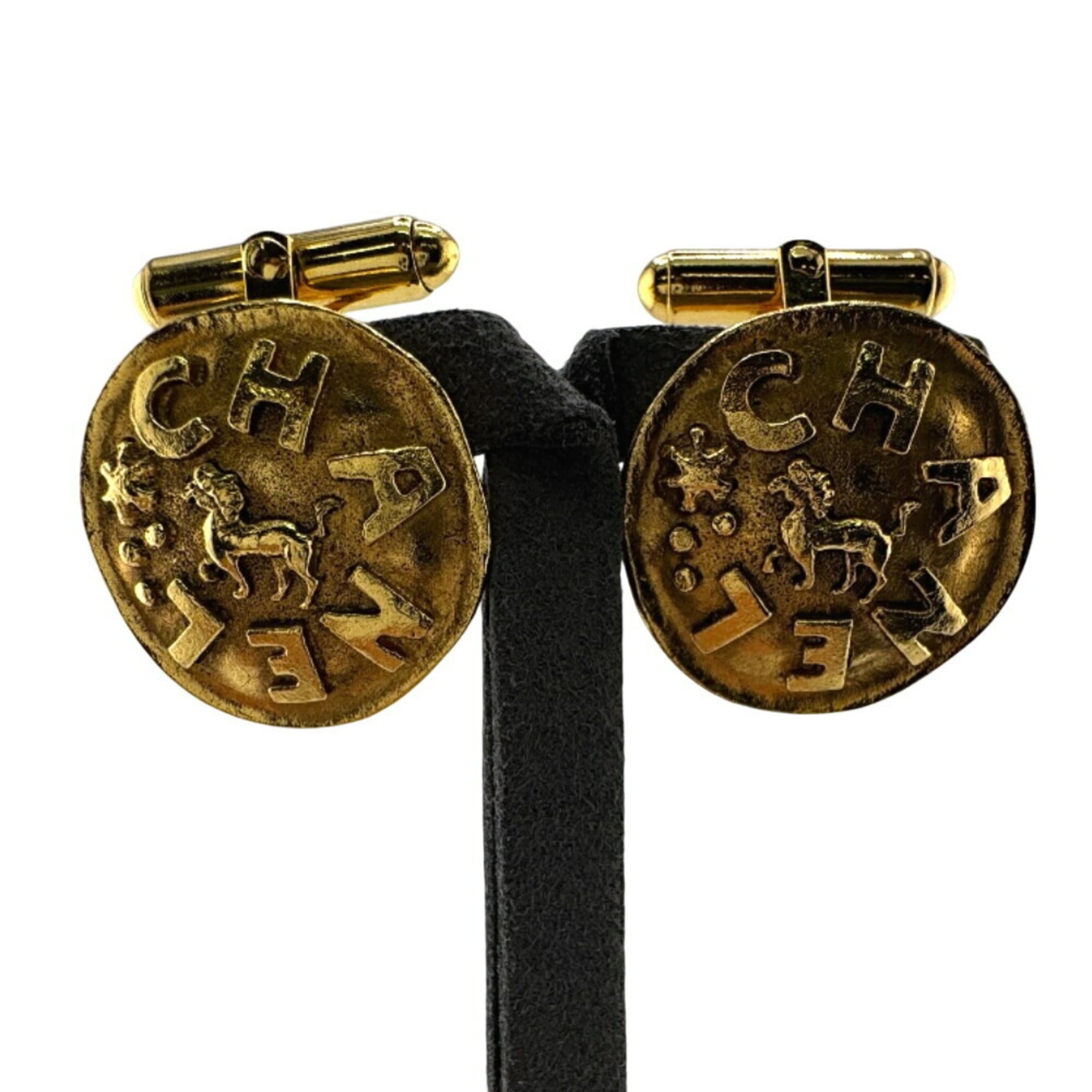 Horse Cufflinks Gold Bracelet