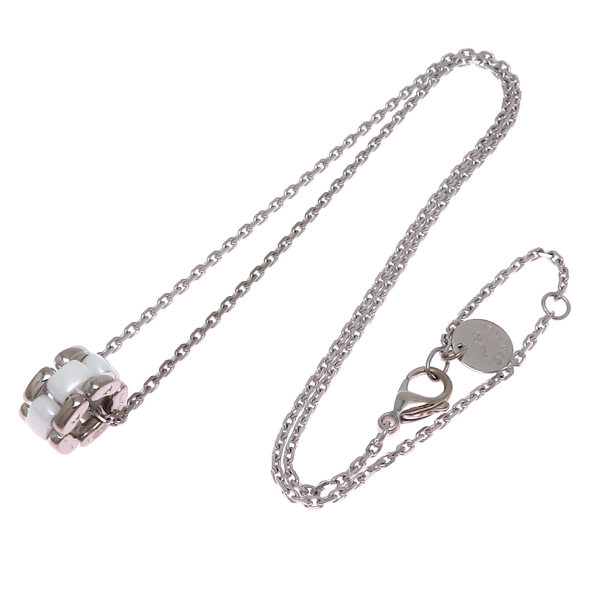 Pendant Necklace 18K White Gold