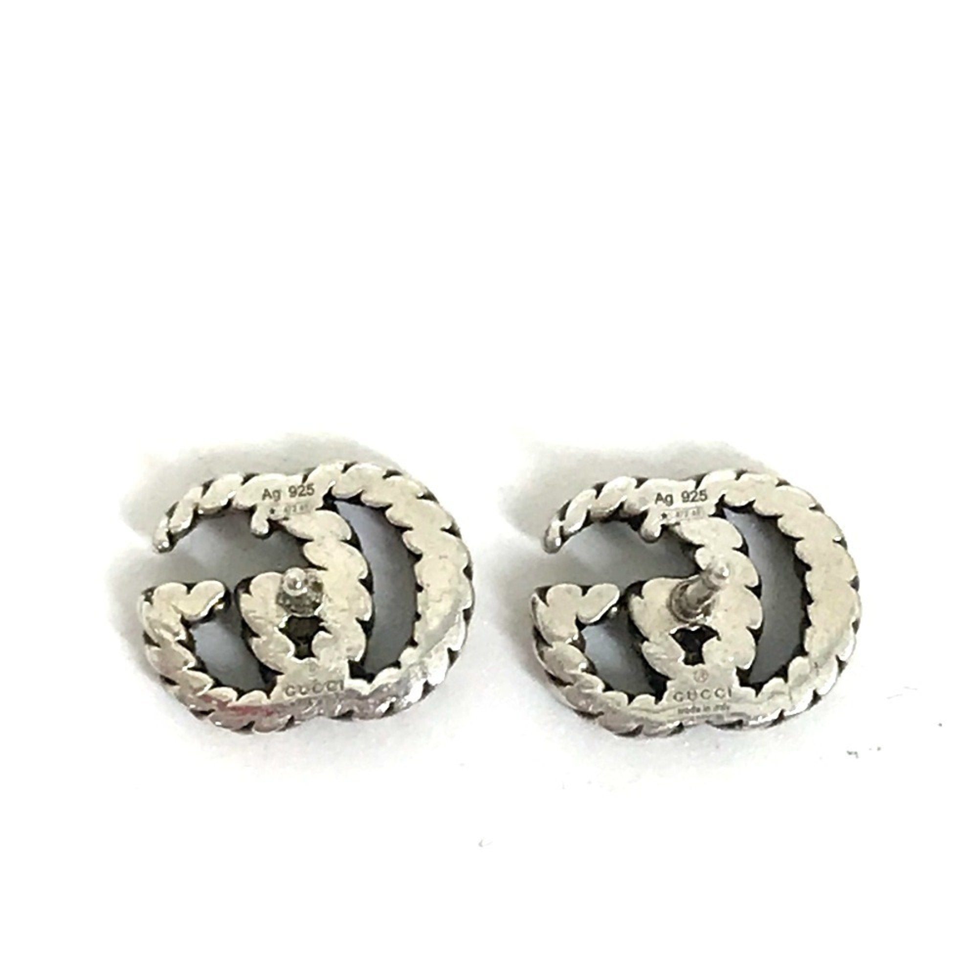 Earrings Logo Sterling Silver