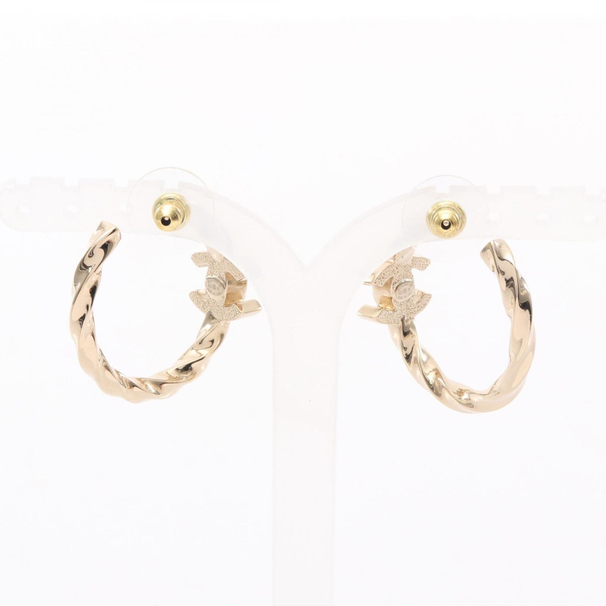CC Logo Hoop Earrings Metal