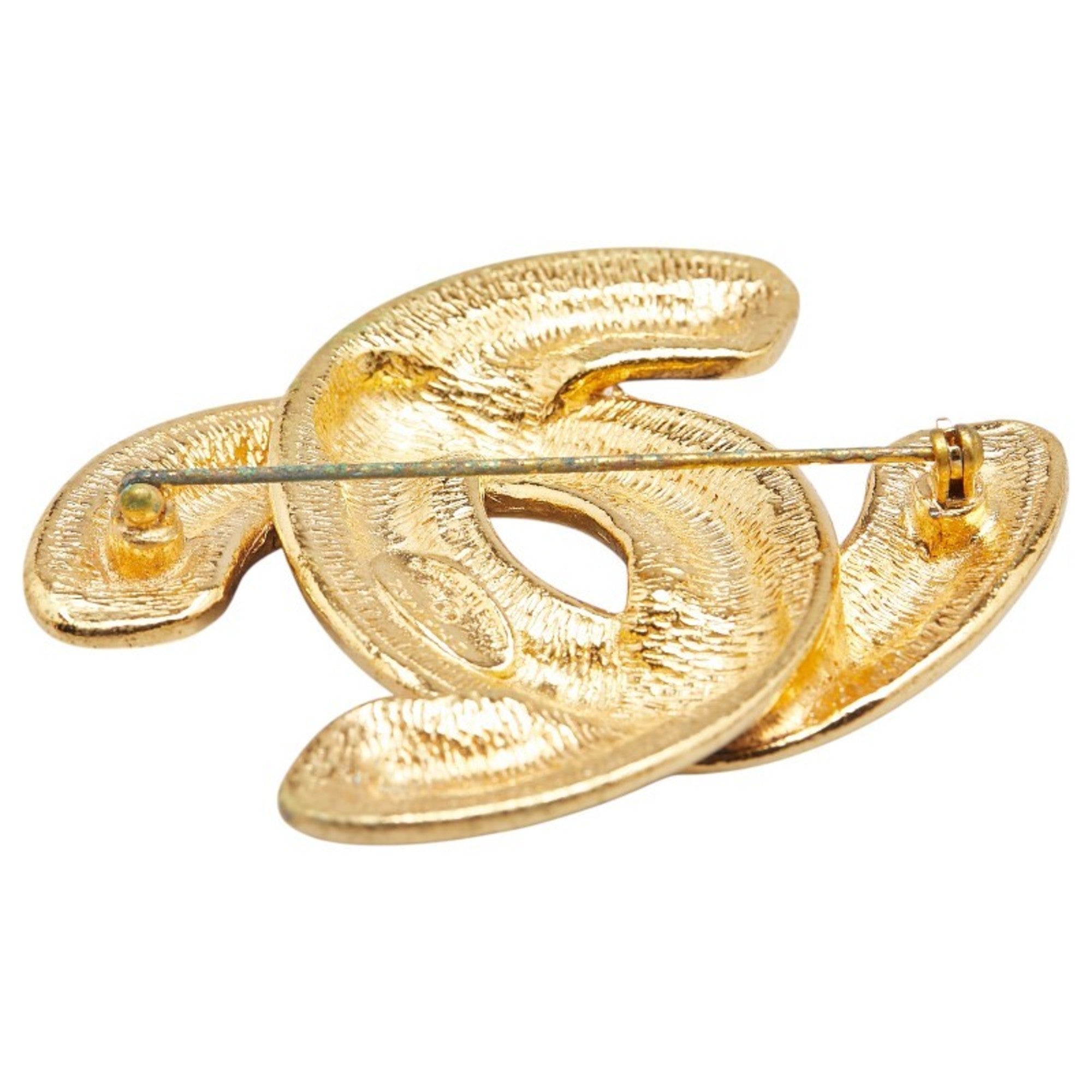 CC Logo Brooch Metal