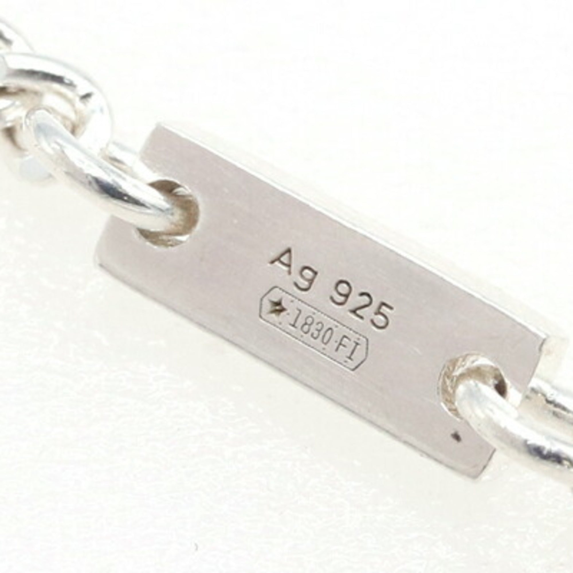 Double G Pendant Necklace Sterling Silver