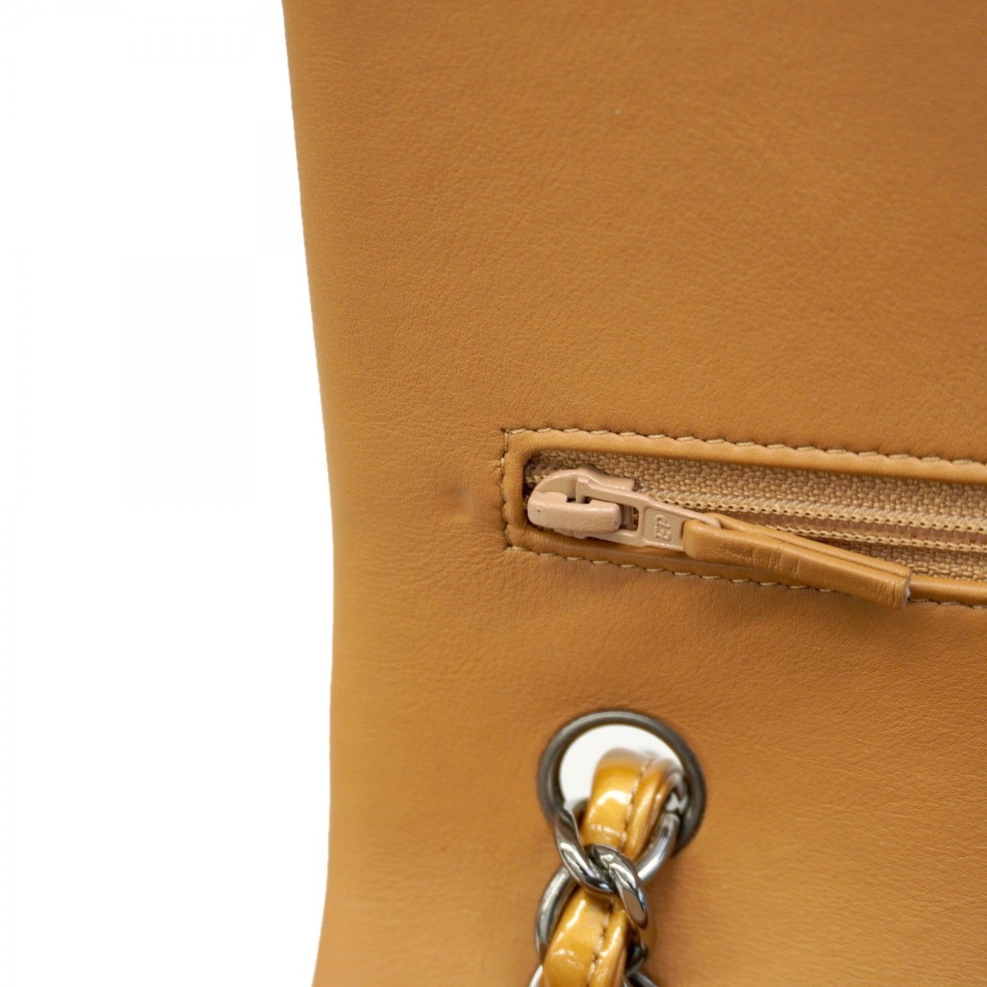 Classic Double Flap Bag Quilted Patent Jumbo