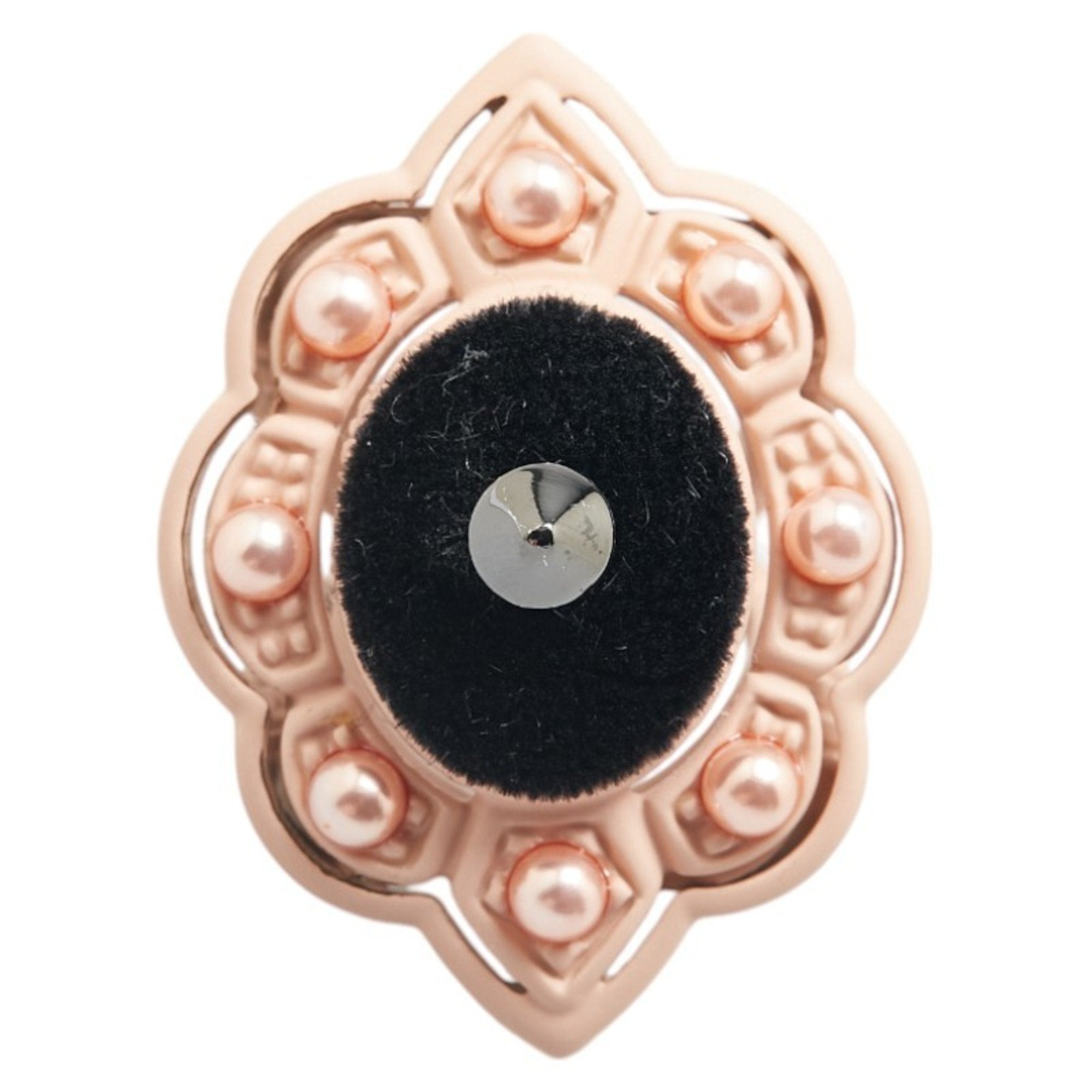 Ring Artificial Pearl And Plastic