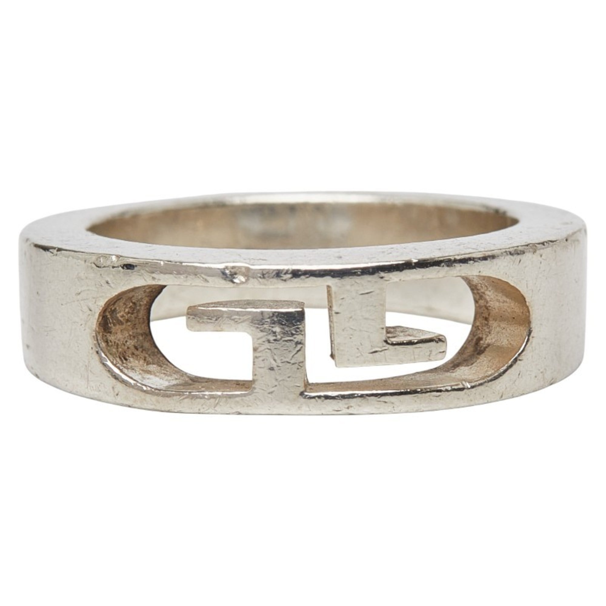 Double G Band Ring Sterling Silver