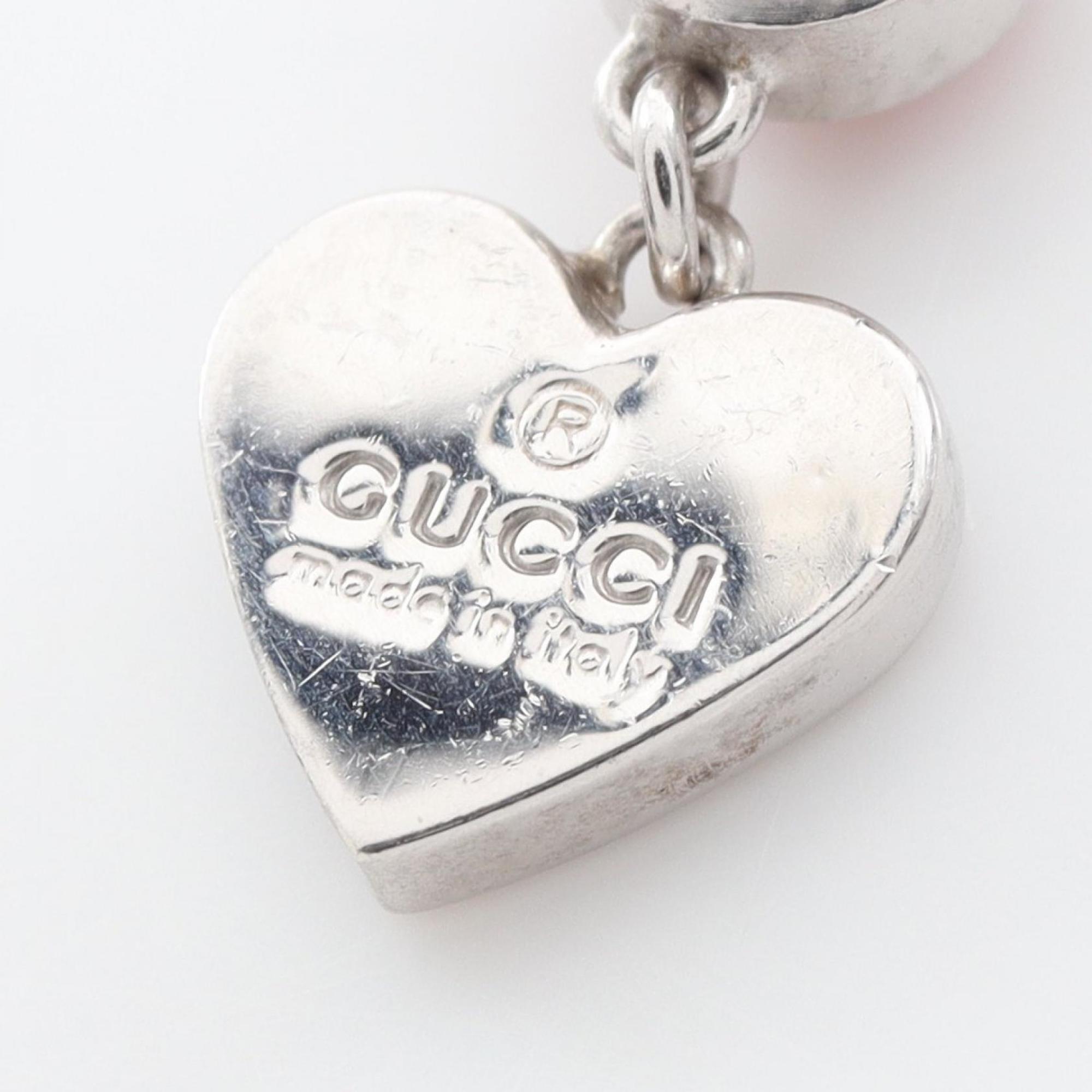 Heart Pendant Necklace Sterling Silver Red