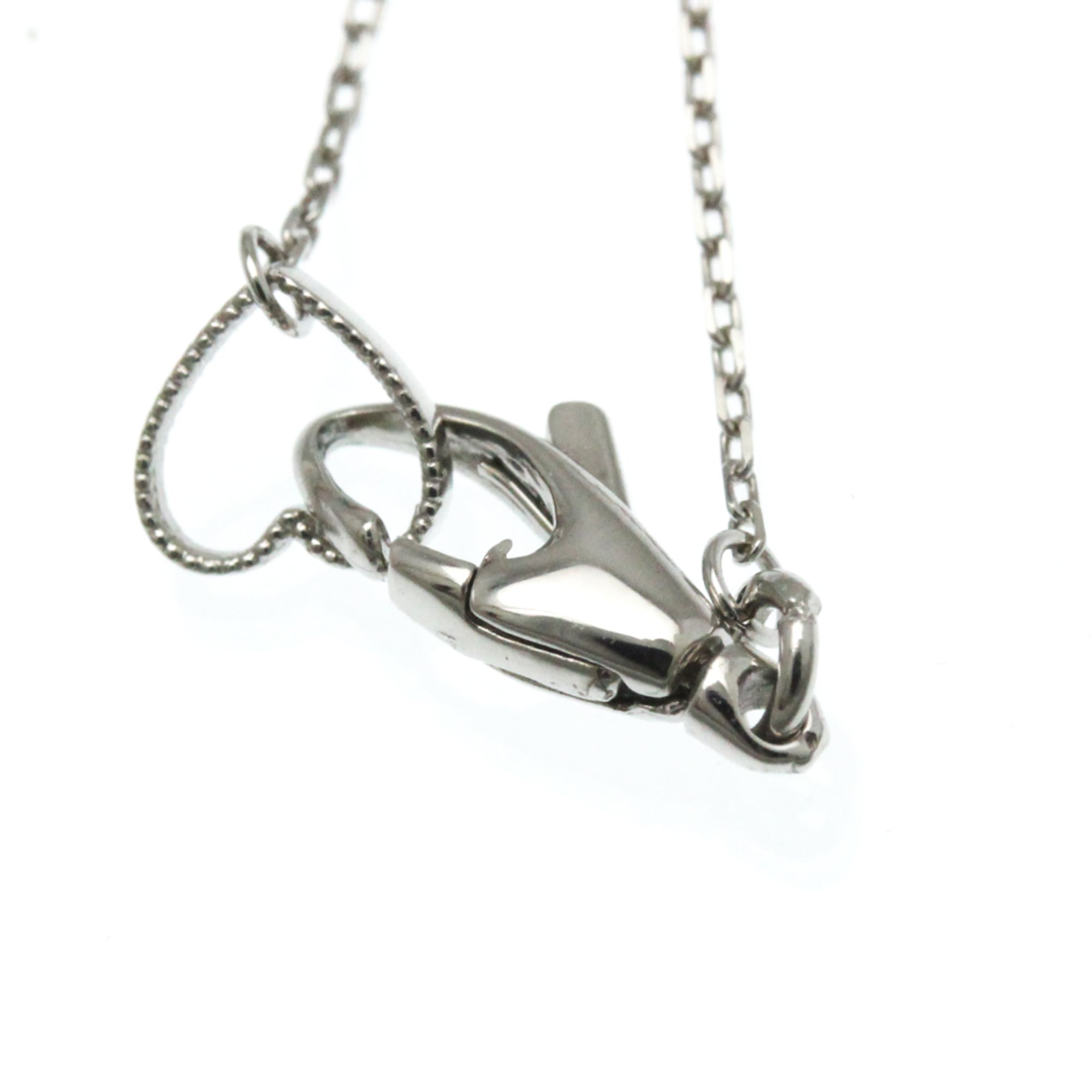 Pendant Necklace 18K White Gold with Diamond