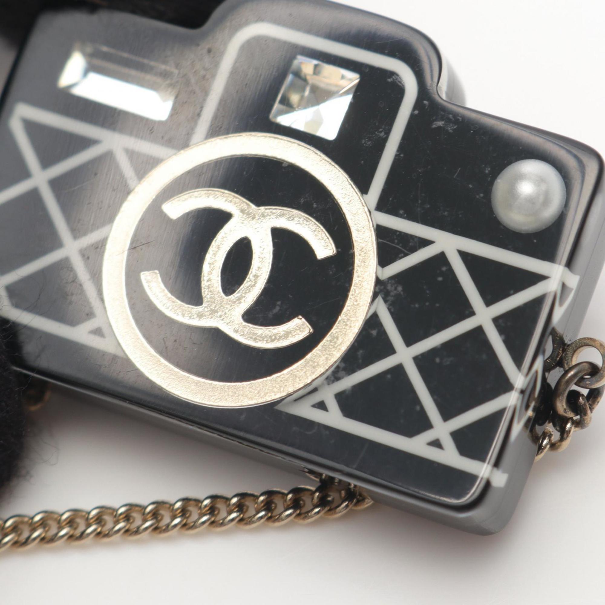 CC Logo Brooch Metal