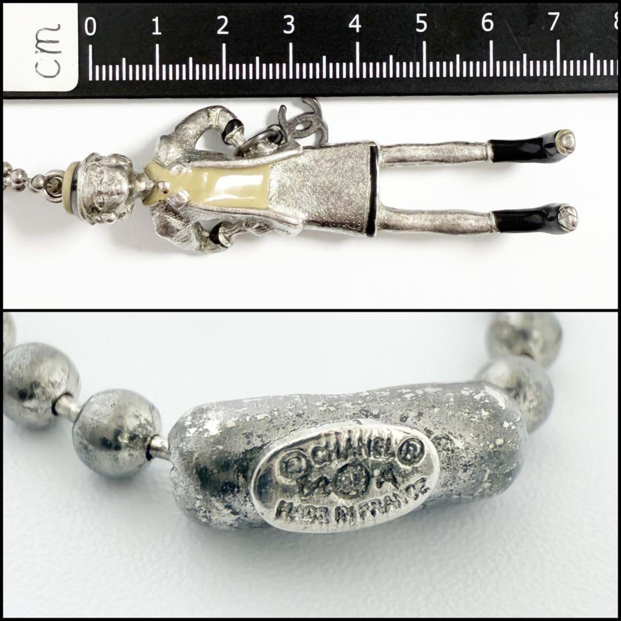 Vintage Mademoiselle Pendant Necklace Metal