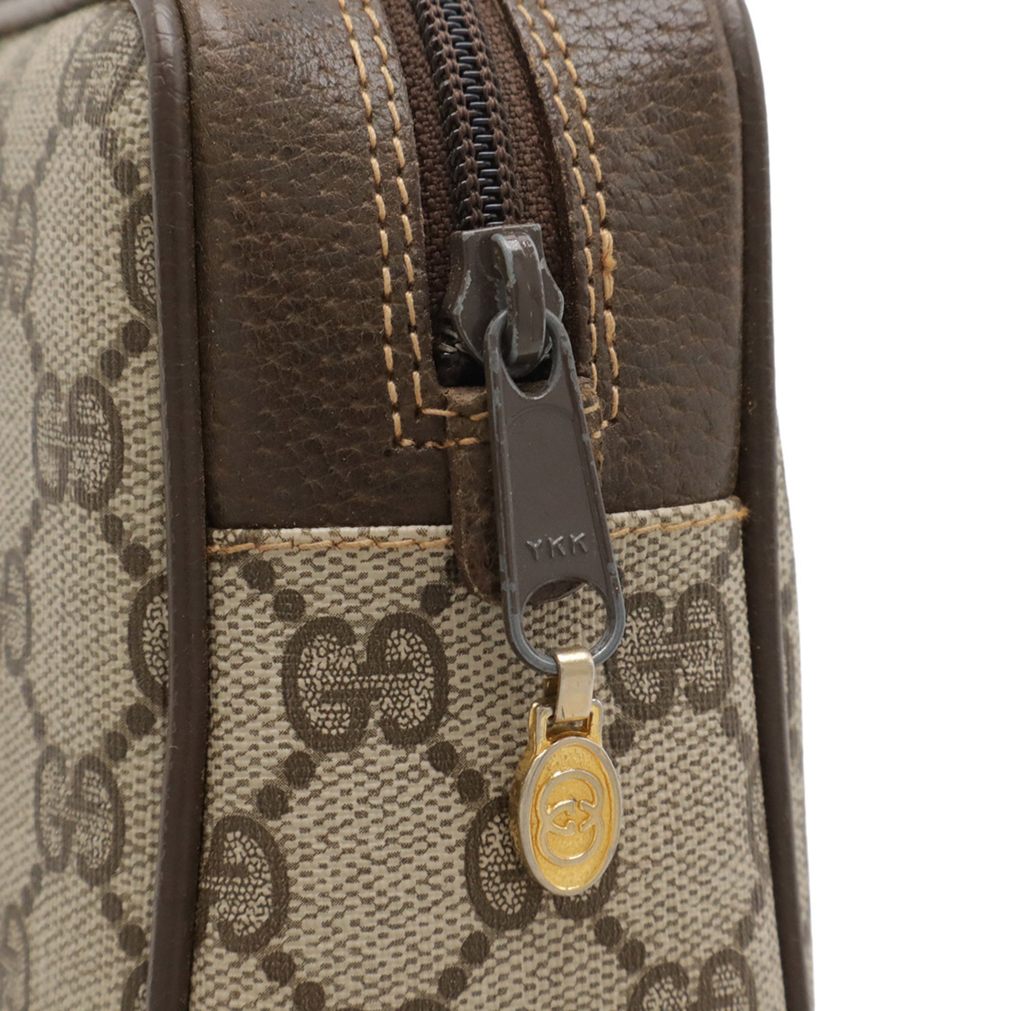 Vintage Web Crossbody Bag GG Coated Canvas Small