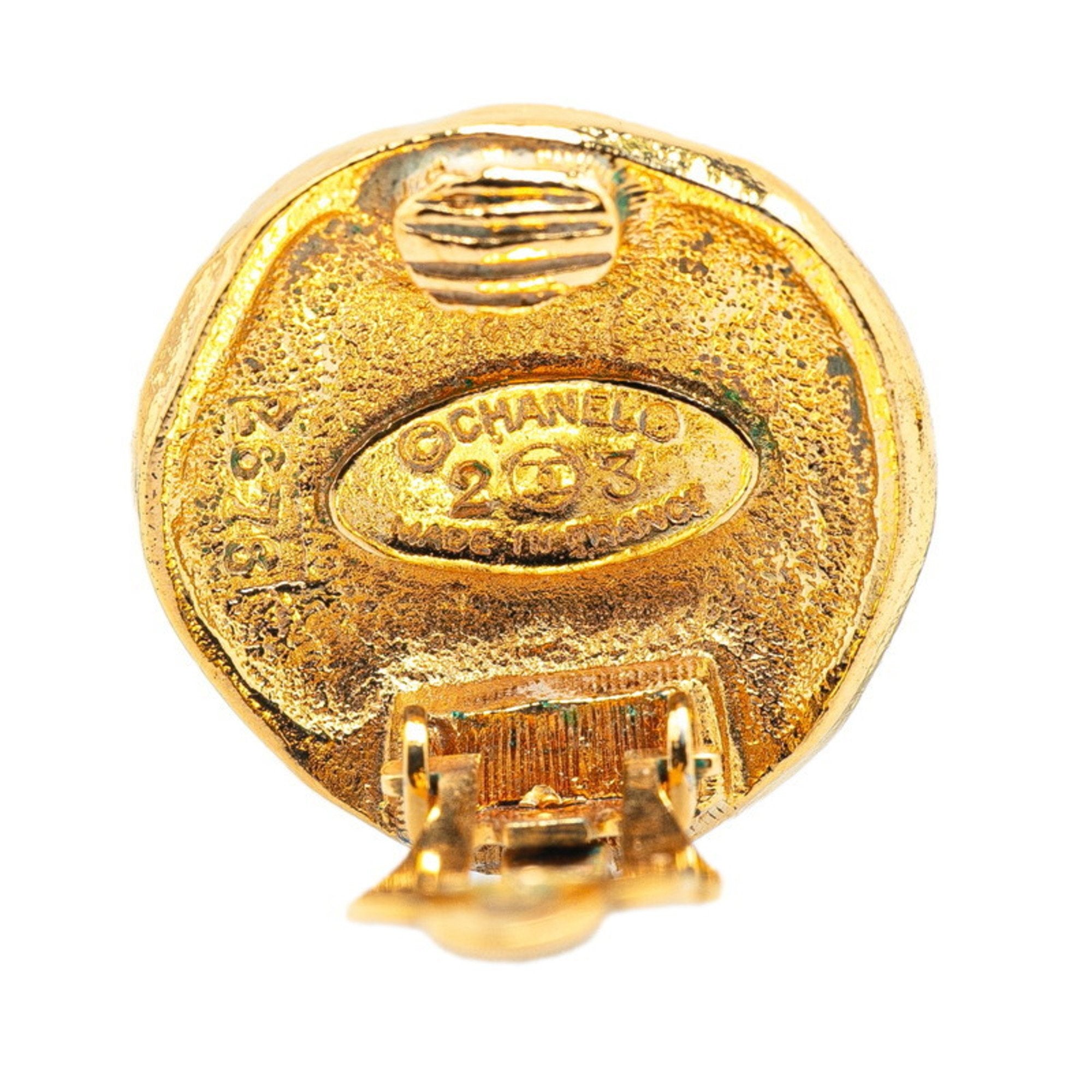 Earrings Gold-Tone Metal