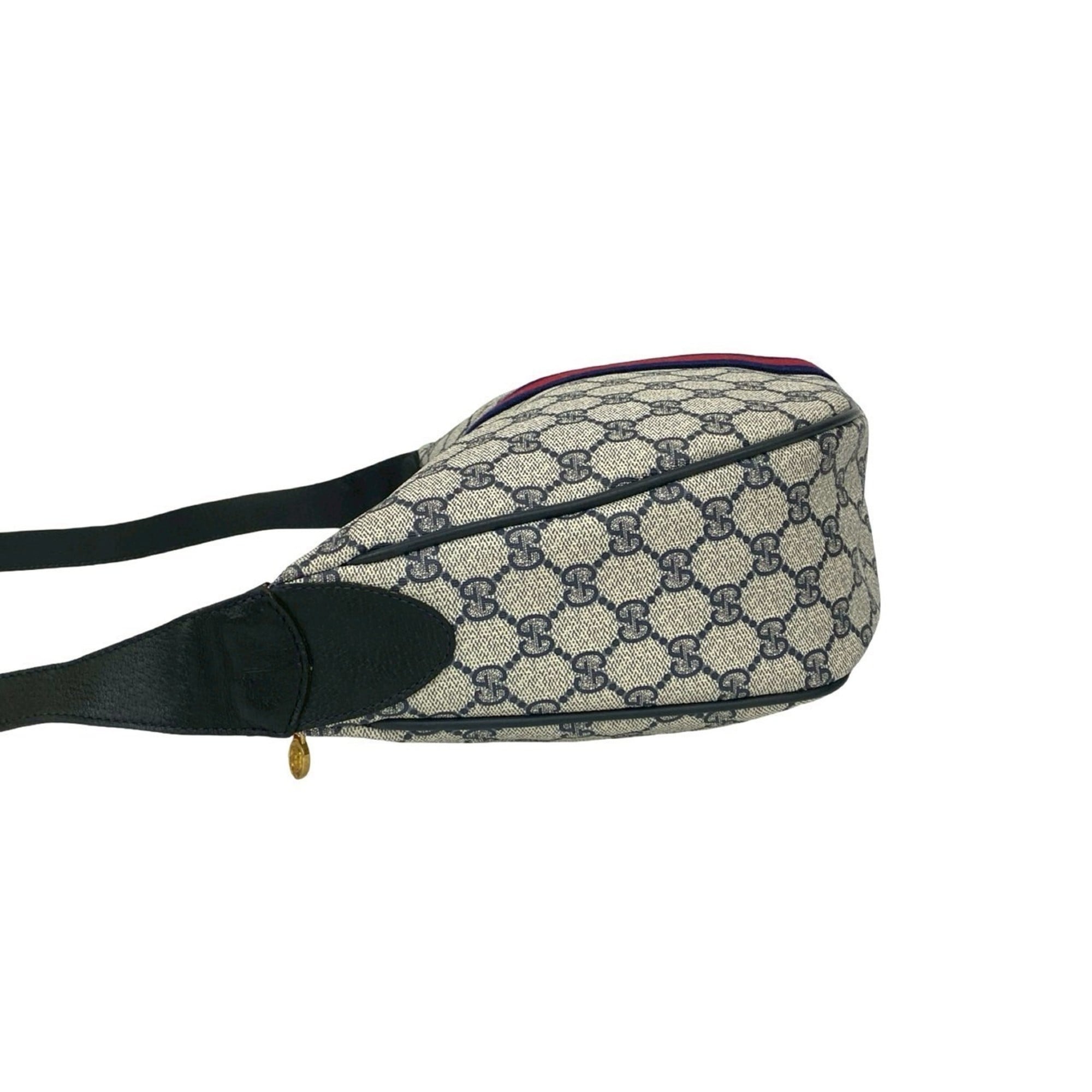 Ophidia Half Moon Hobo GG Coated Canvas Small