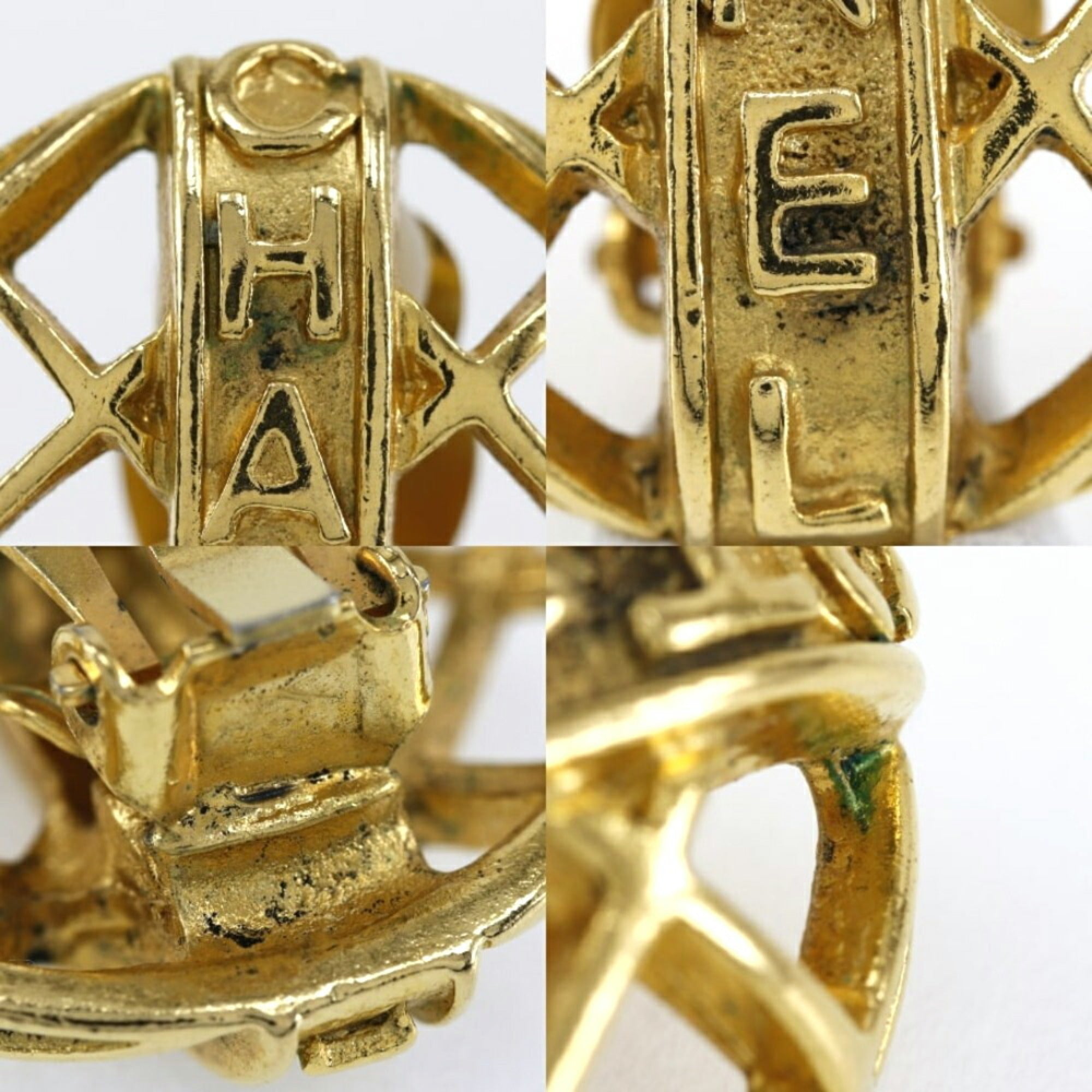 Earrings Gold-Tone Metal