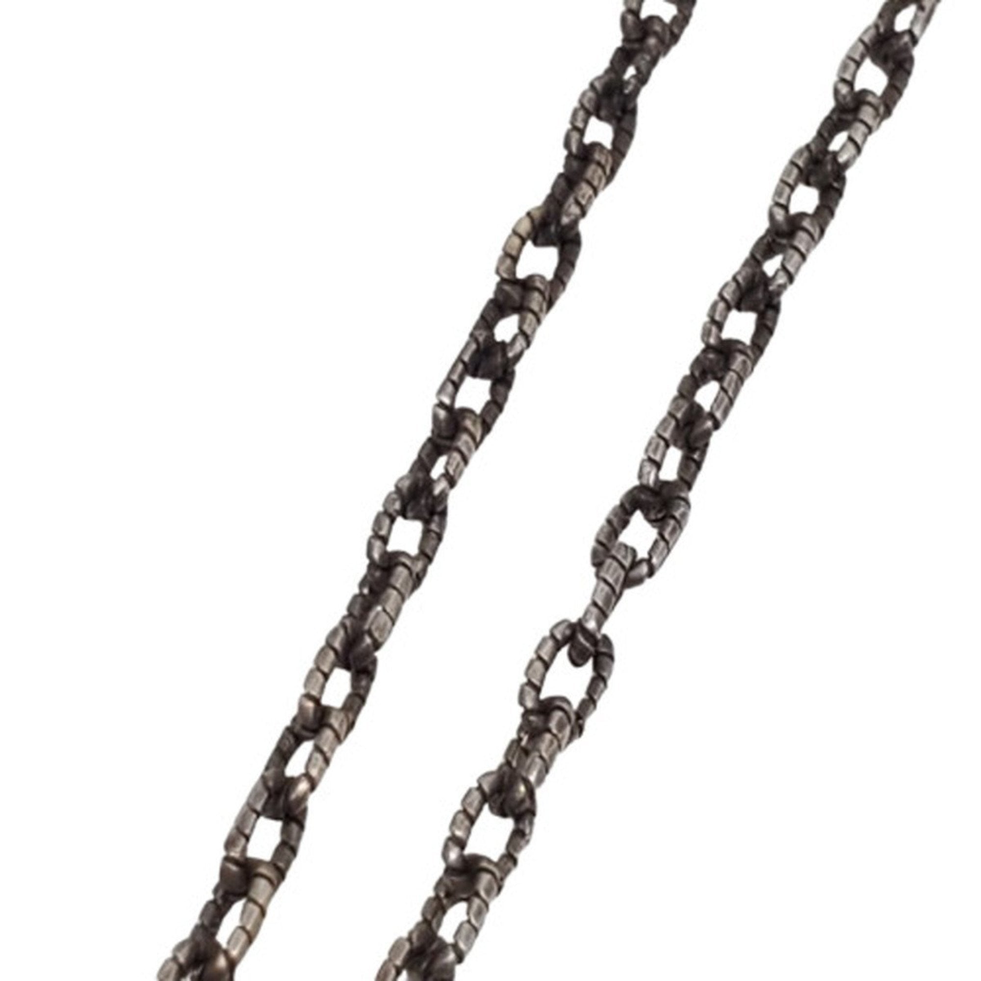 Interlocking G Pendant Necklace Sterling Silver