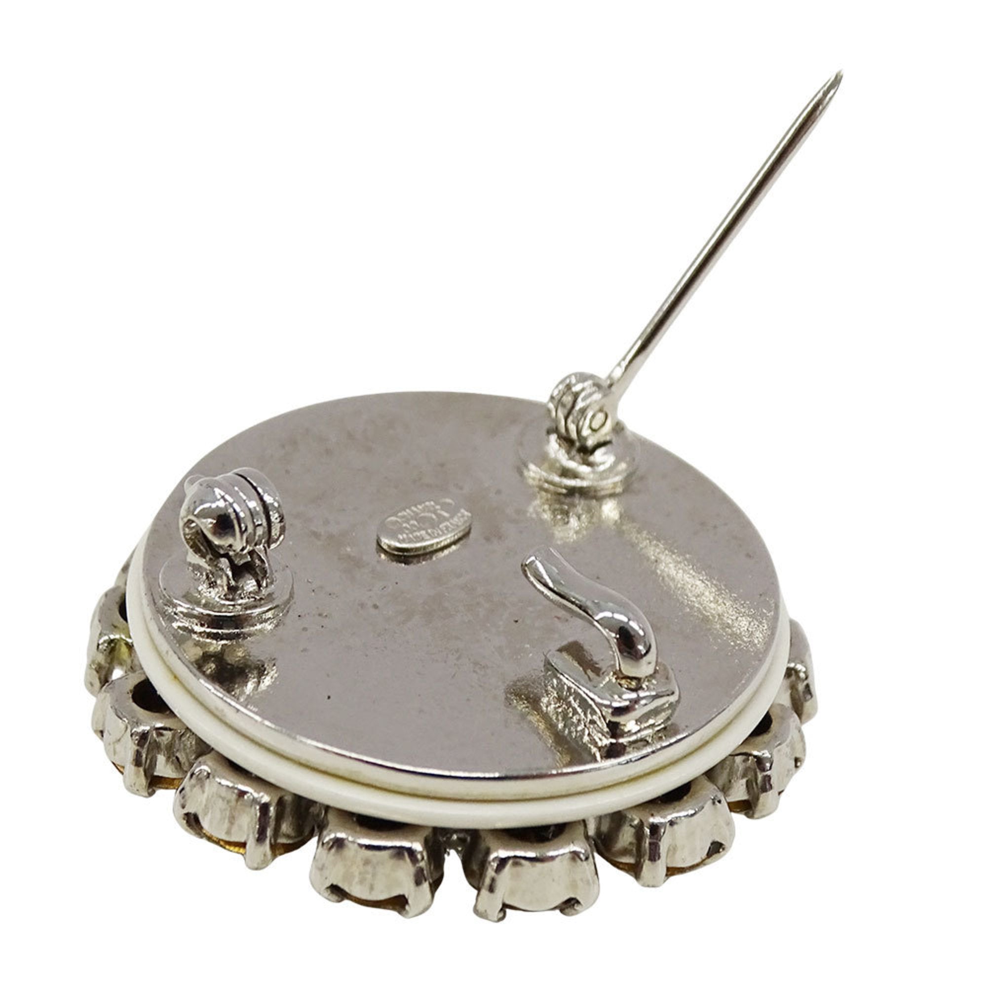 CC Logo Brooch Sterling Silver