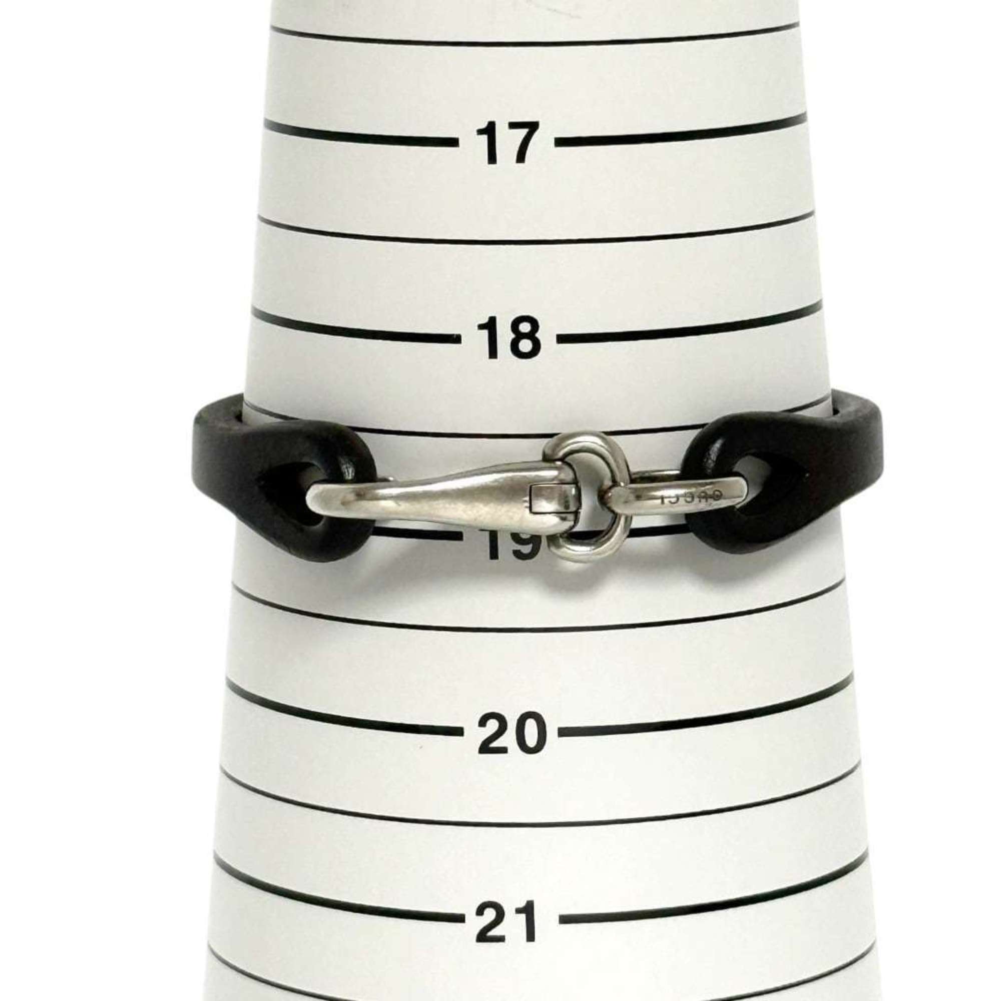 Bracelet Leather and Sterling Silver