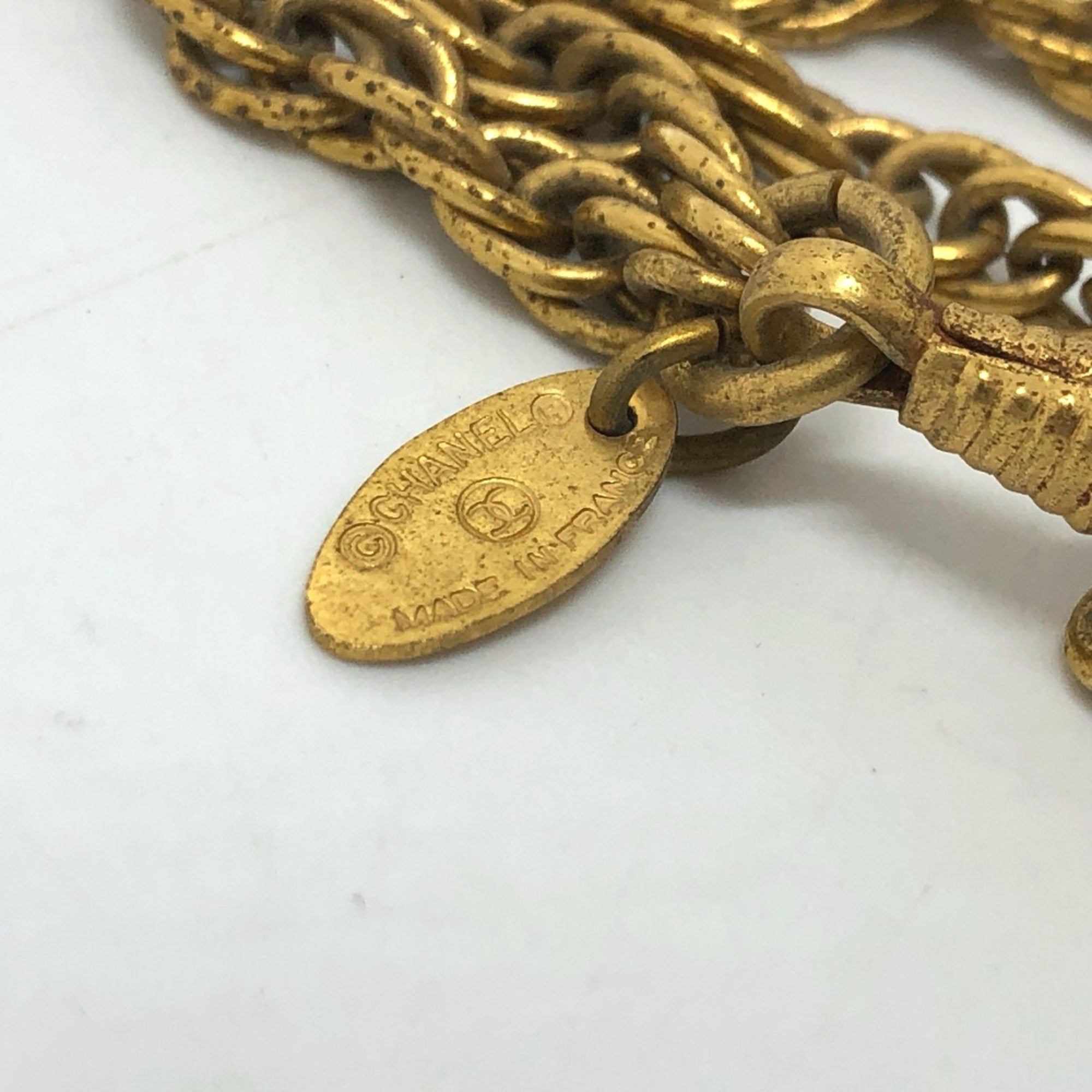 Vintage Chain Necklace Gold