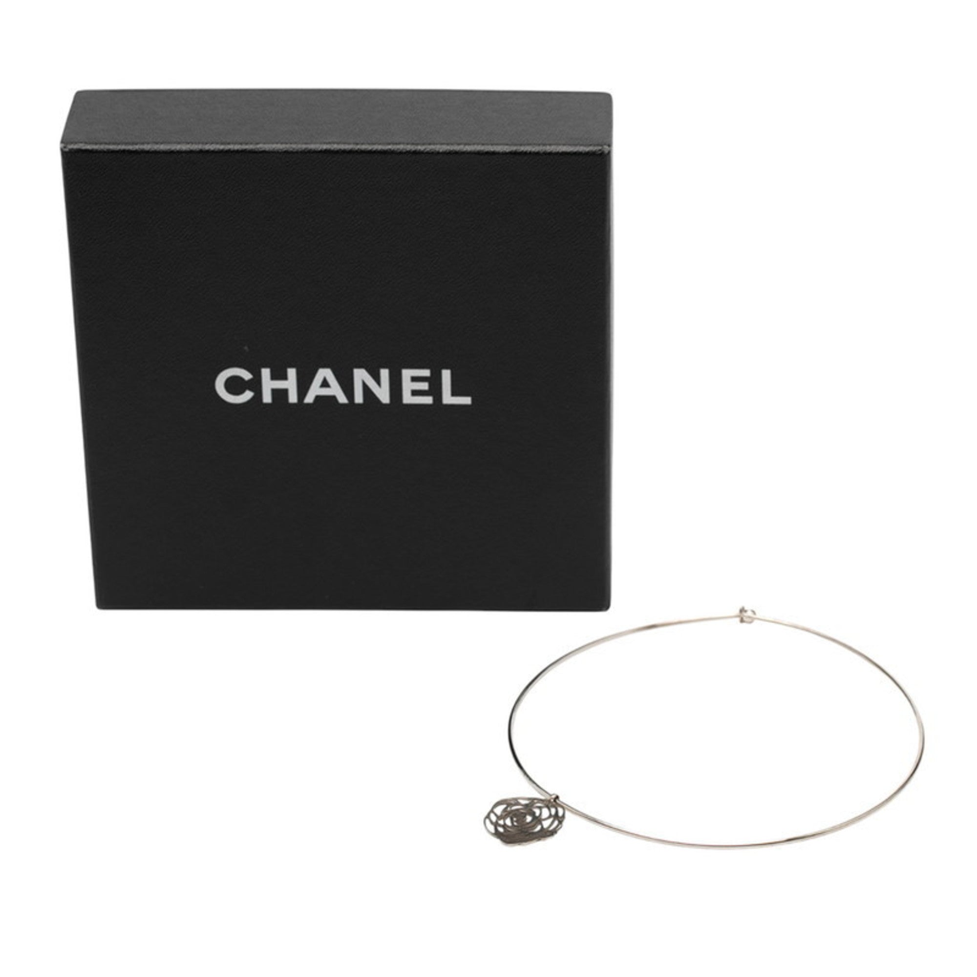 Camellia Pendant Necklace Metal