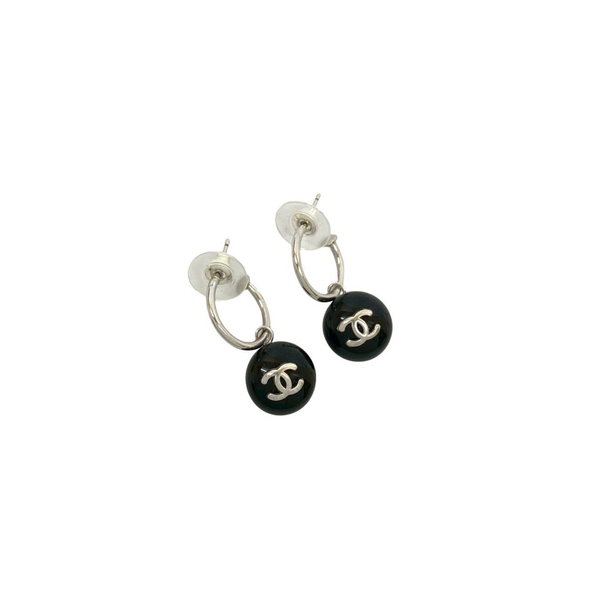 CC Logo Earrings Sterling Silver