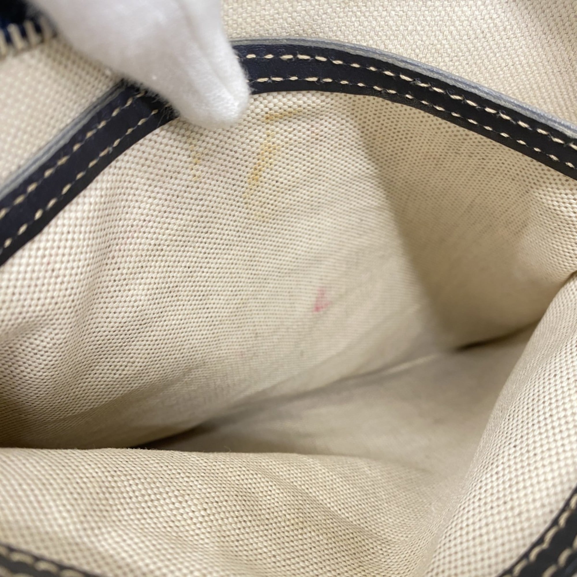 Zip Top Messenger Bag GG Coated Canvas Large