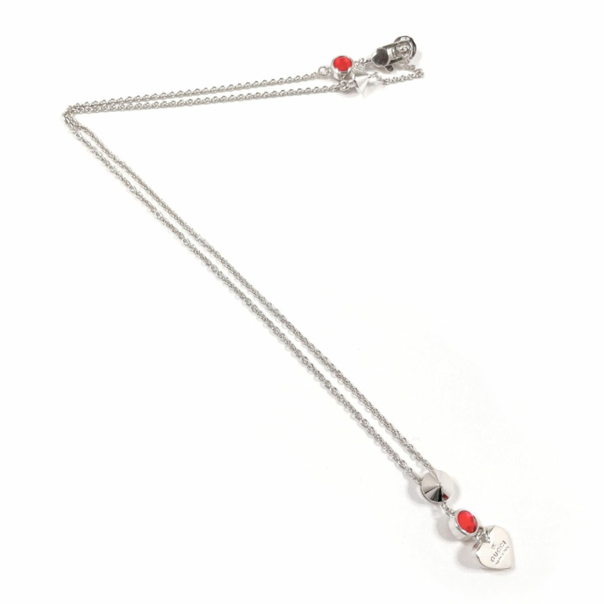 Pendant Necklace Sterling Silver with Stones