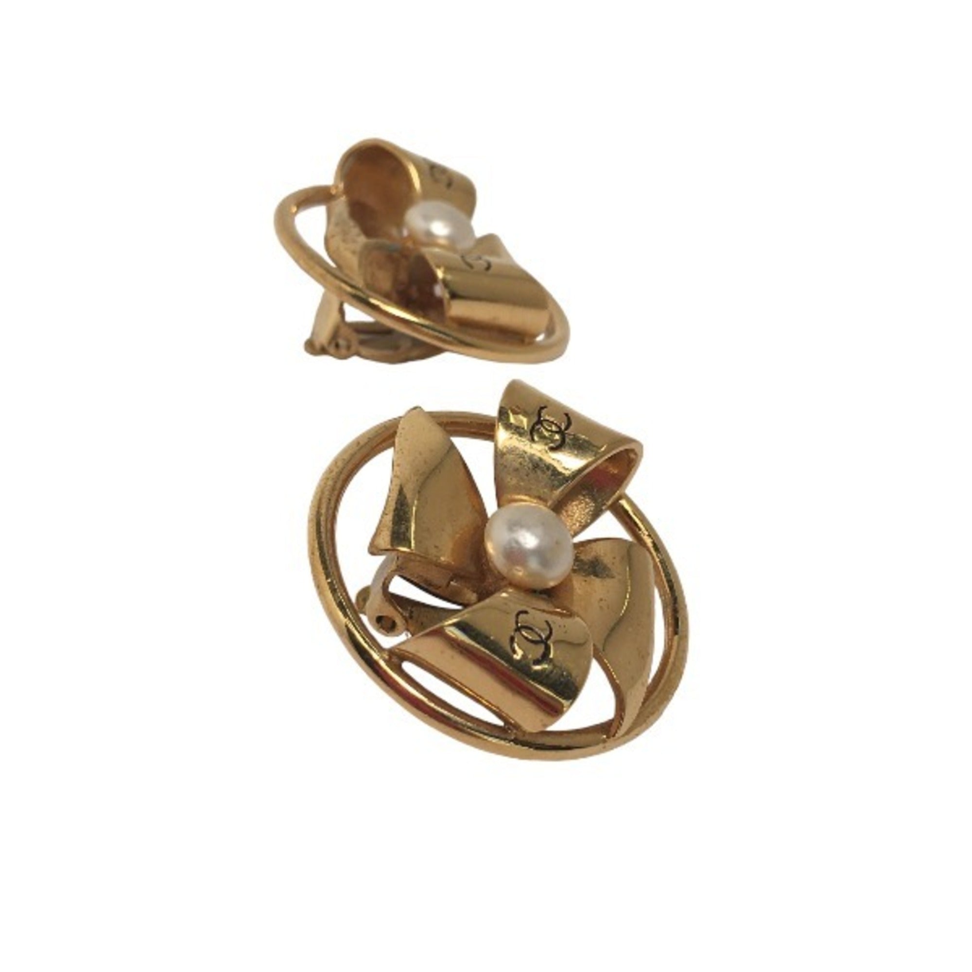 Earrings Gold-Tone Metal
