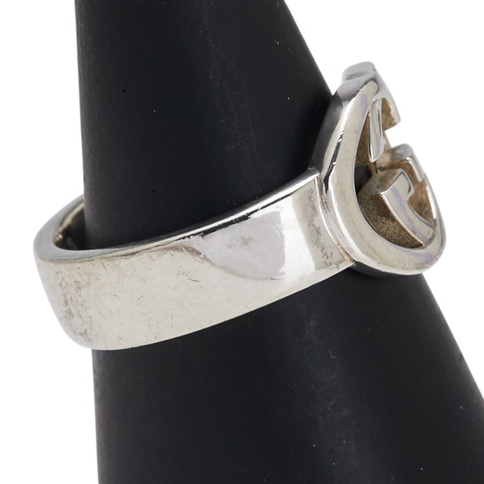 Interlocking G Ring Sterling Silver