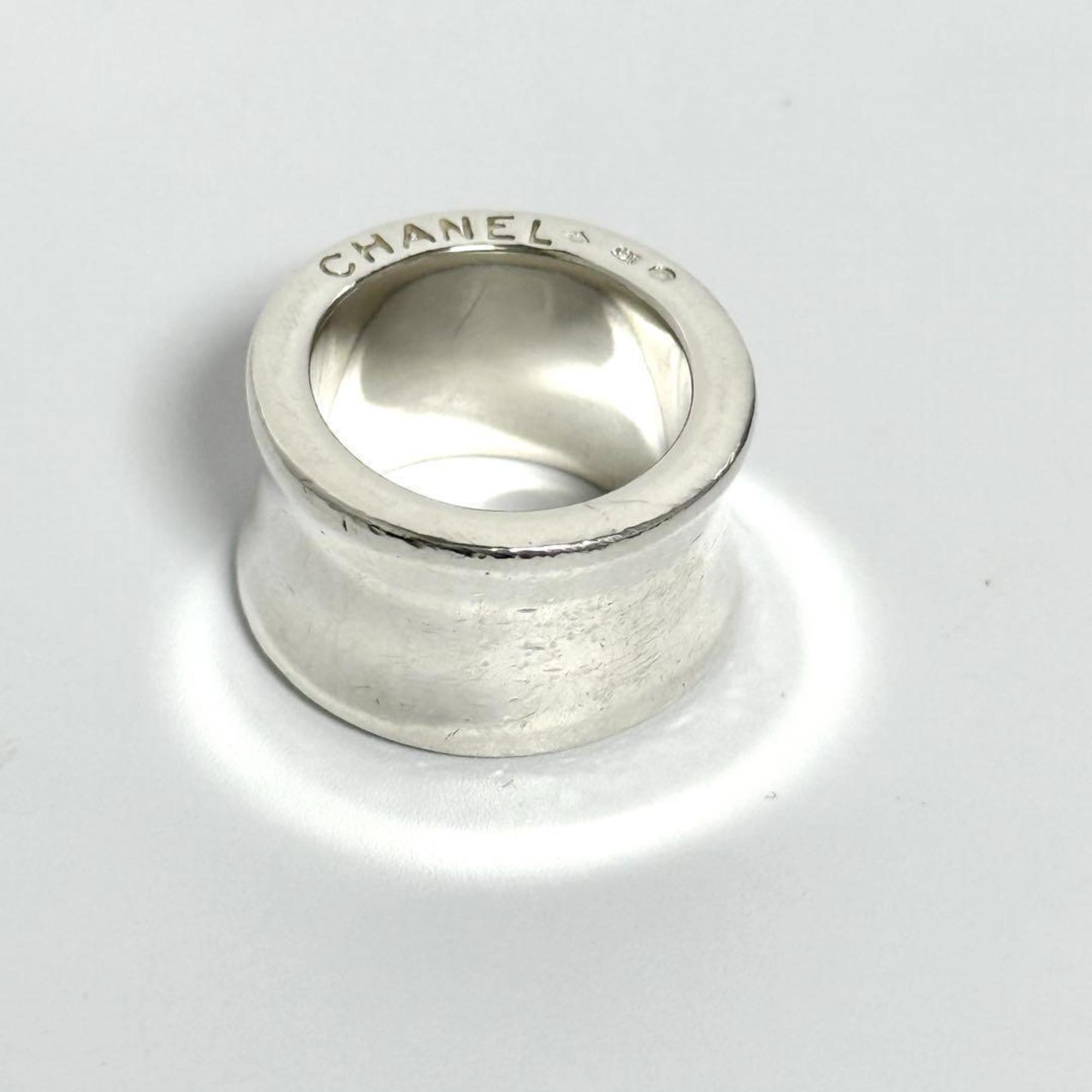 Vintage Band Ring Sterling Silver Wide Side