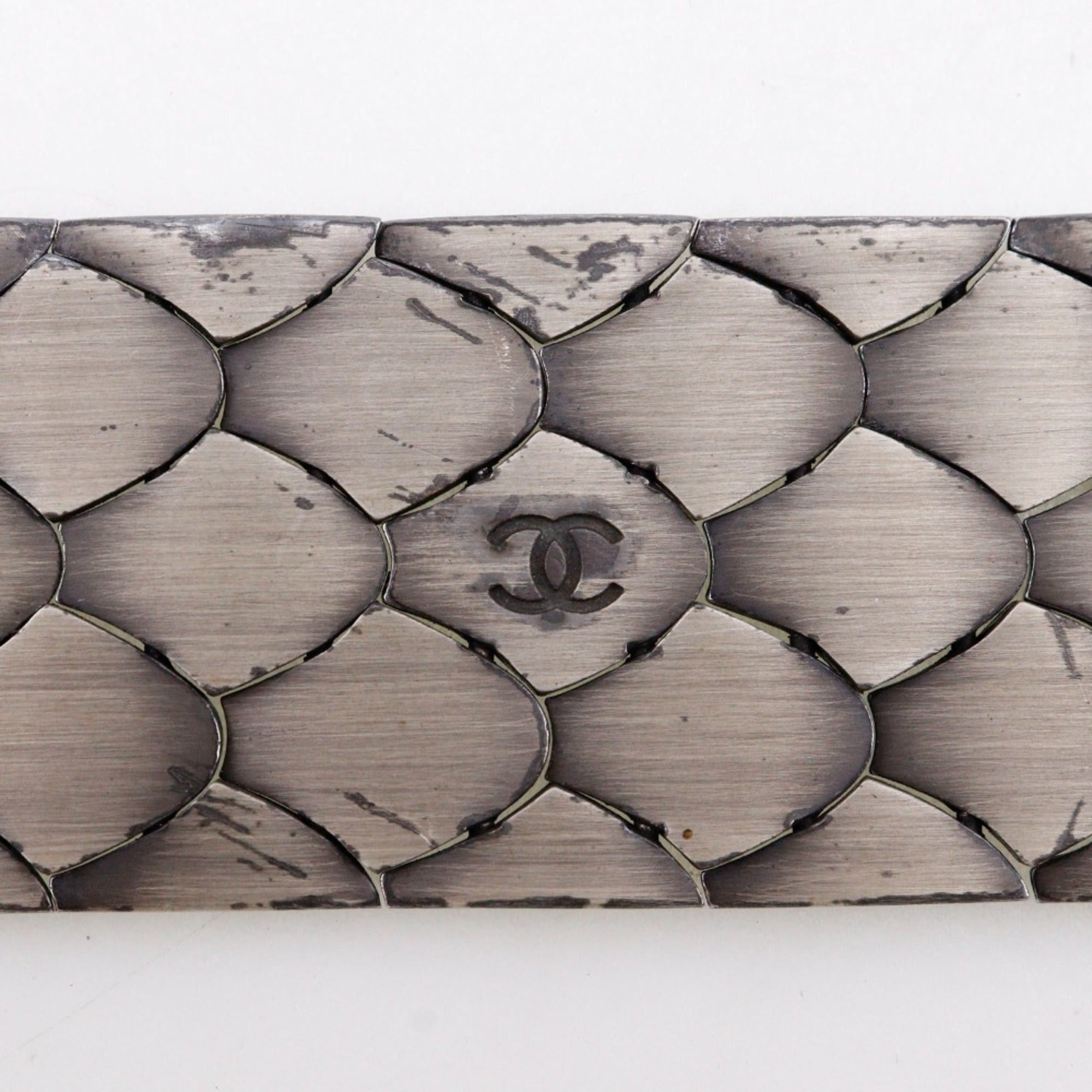 CC Logo Bracelet Silver-Tone Metal