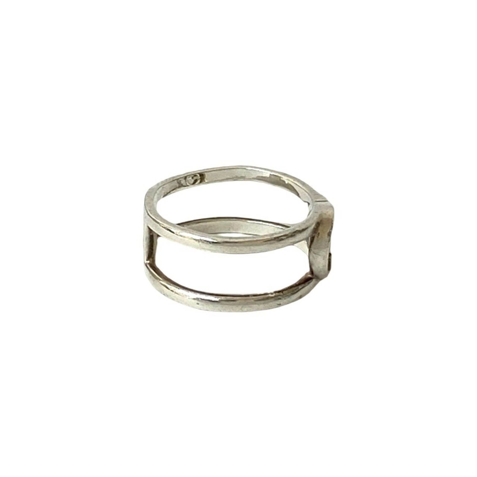 Interlocking G Ring Sterling Silver