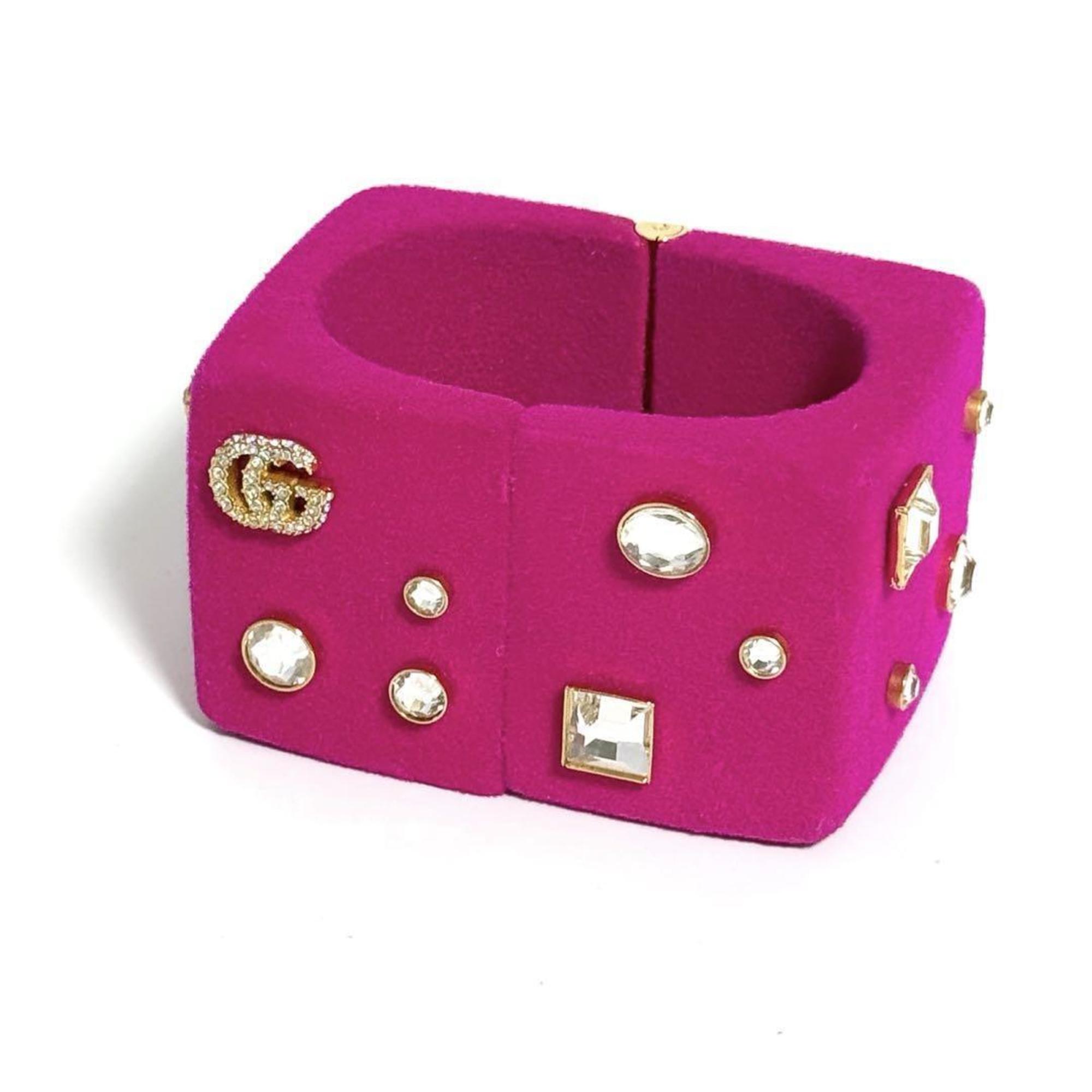 Bejeweled Bangle Metal and Rhinestone Bracelet