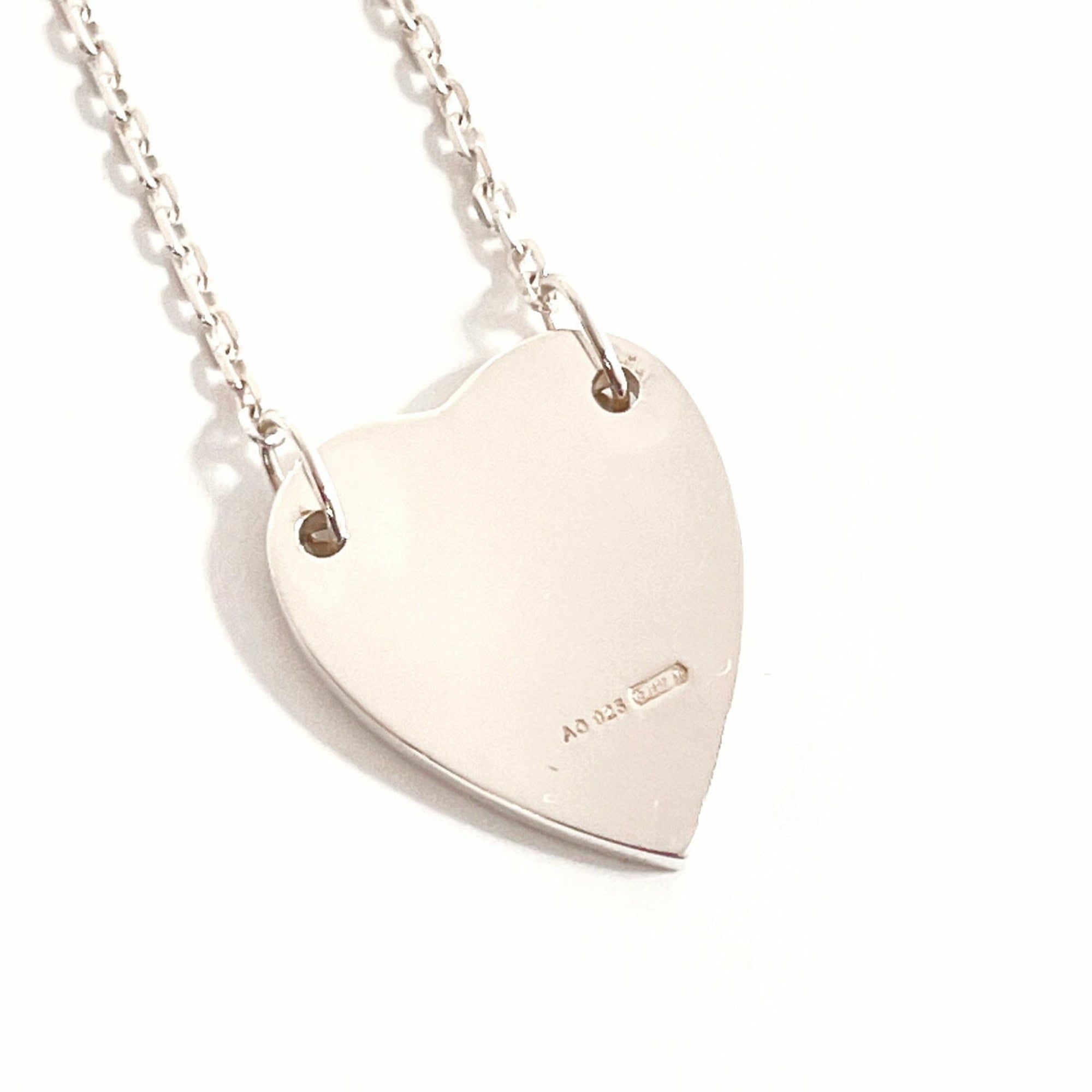 Trademark Heart Pendant Necklace Sterling Silver