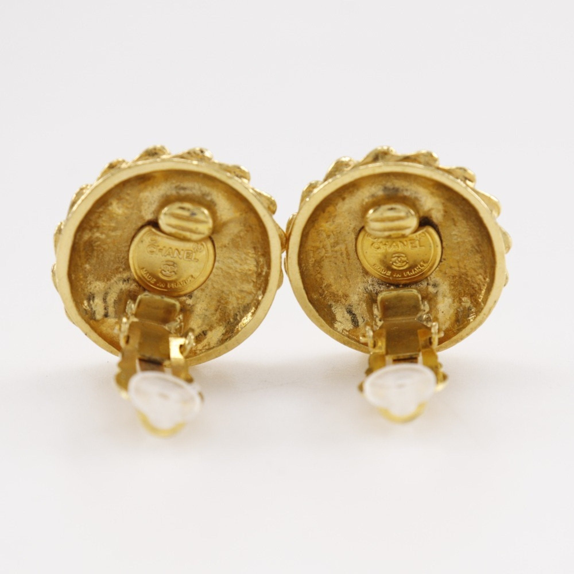 Clip-On Earrings Clip-On Gold-Tone Metal