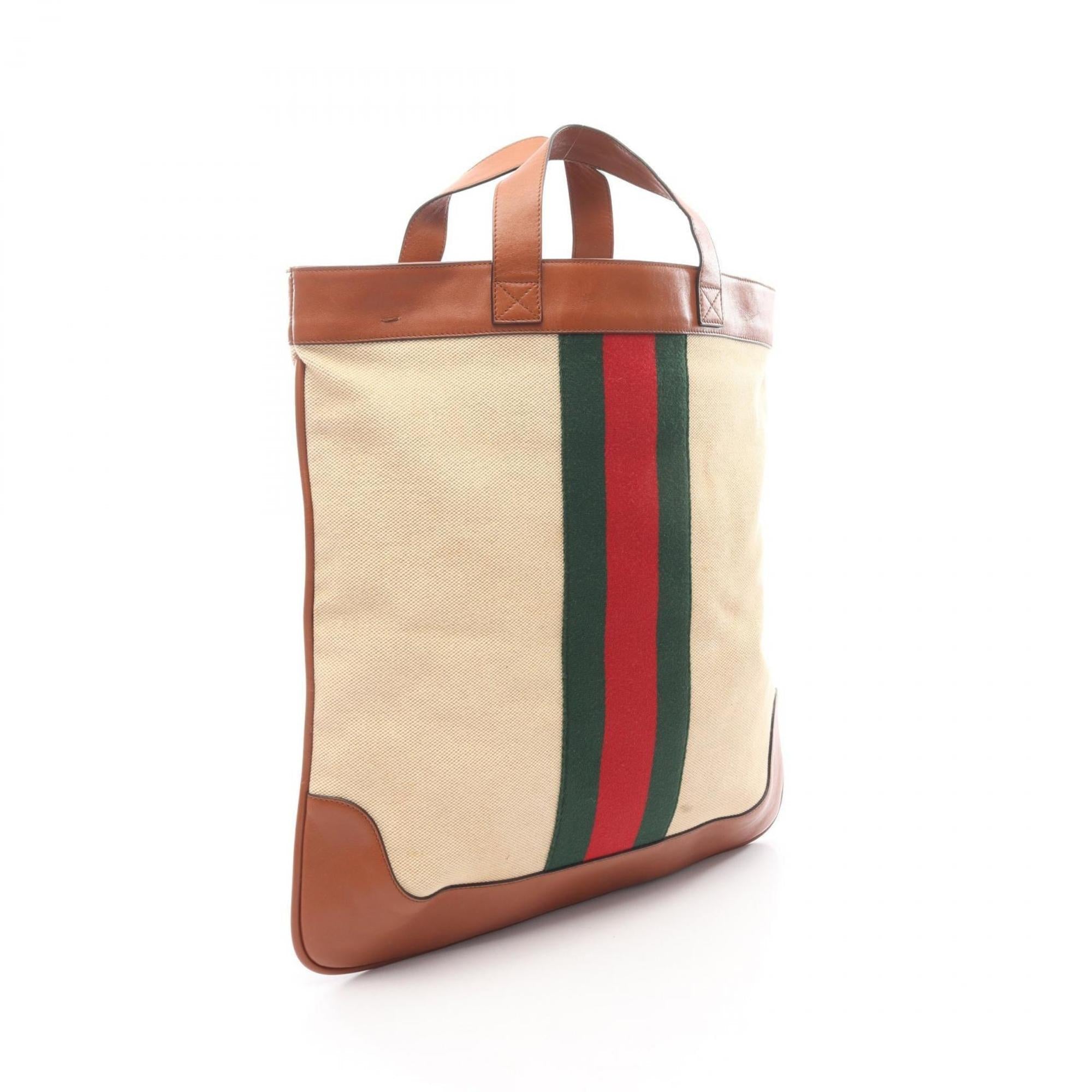 Shopping Tote Vintage Web Canvas Large