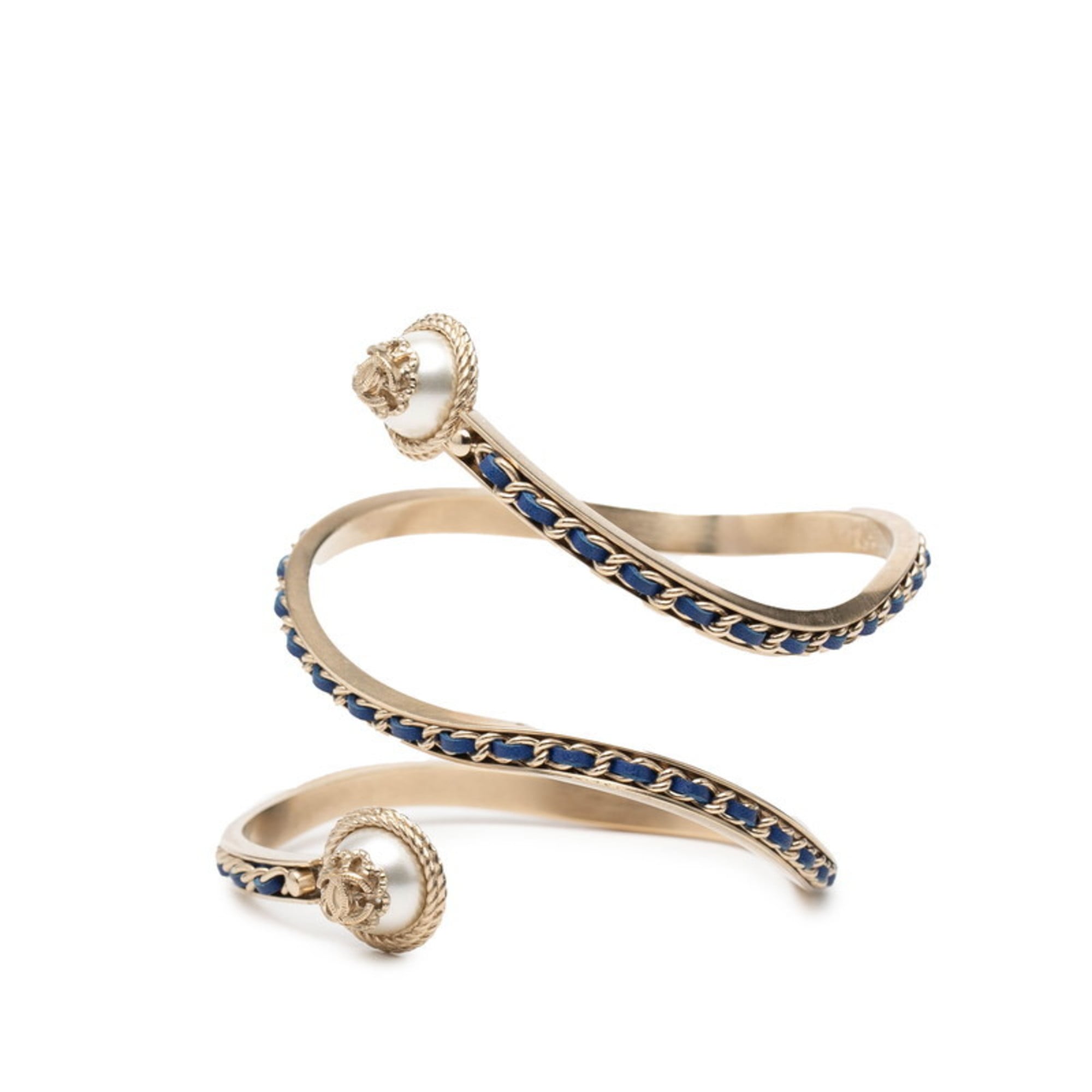 CC Logo Bracelet Gold-Tone Metal