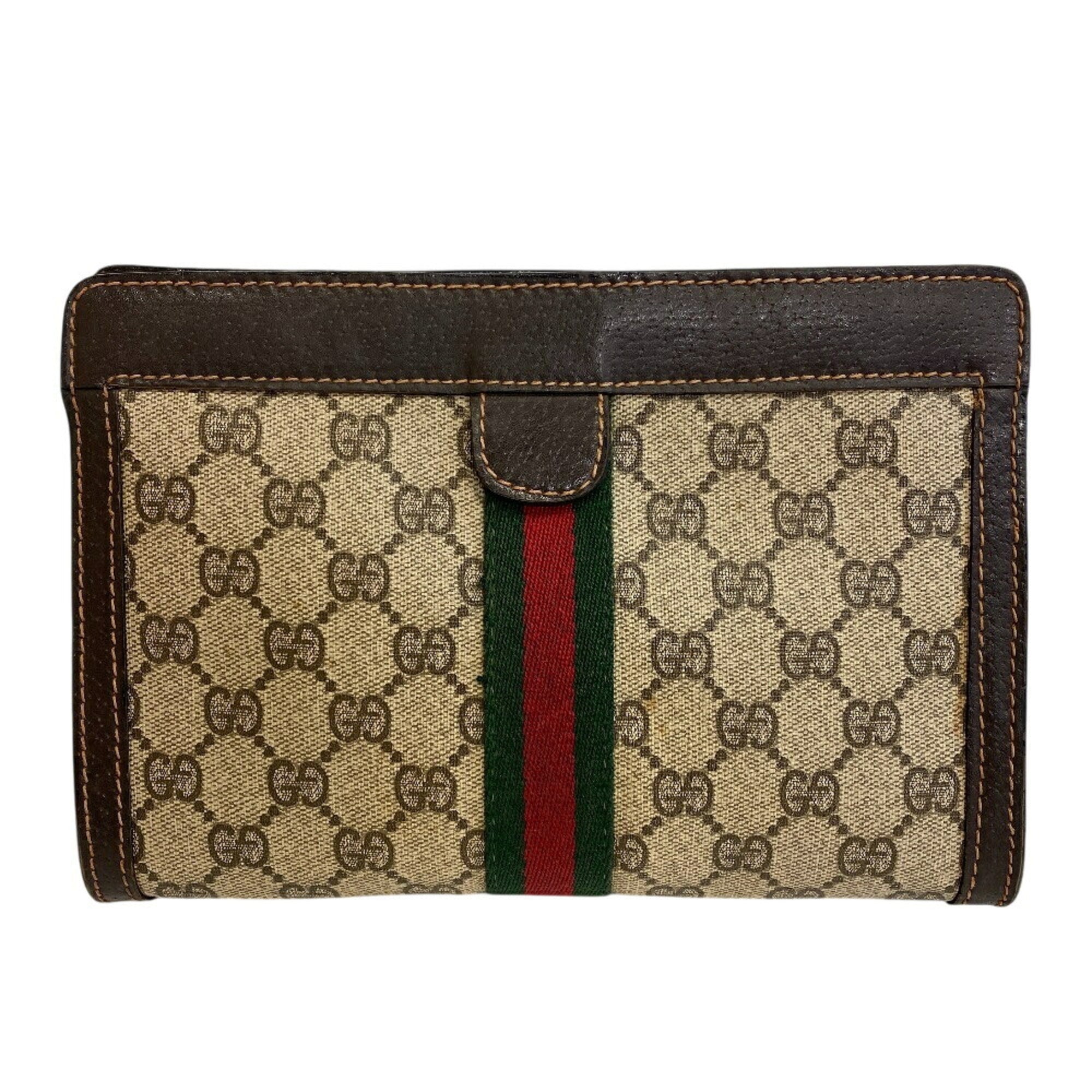 Vintage Web Crossbody Bag GG Coated Canvas Small