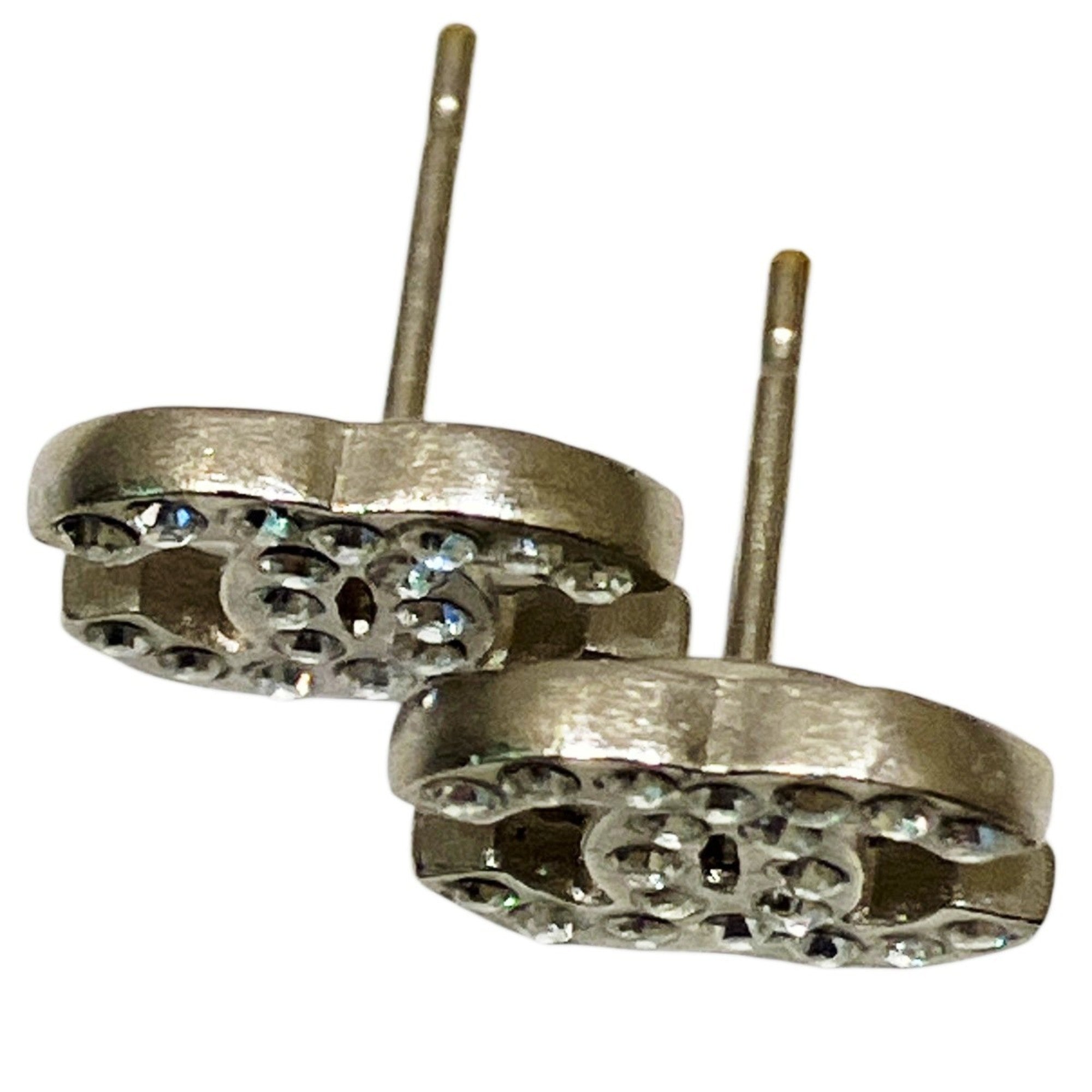 Rhinestone Earrings Alloy