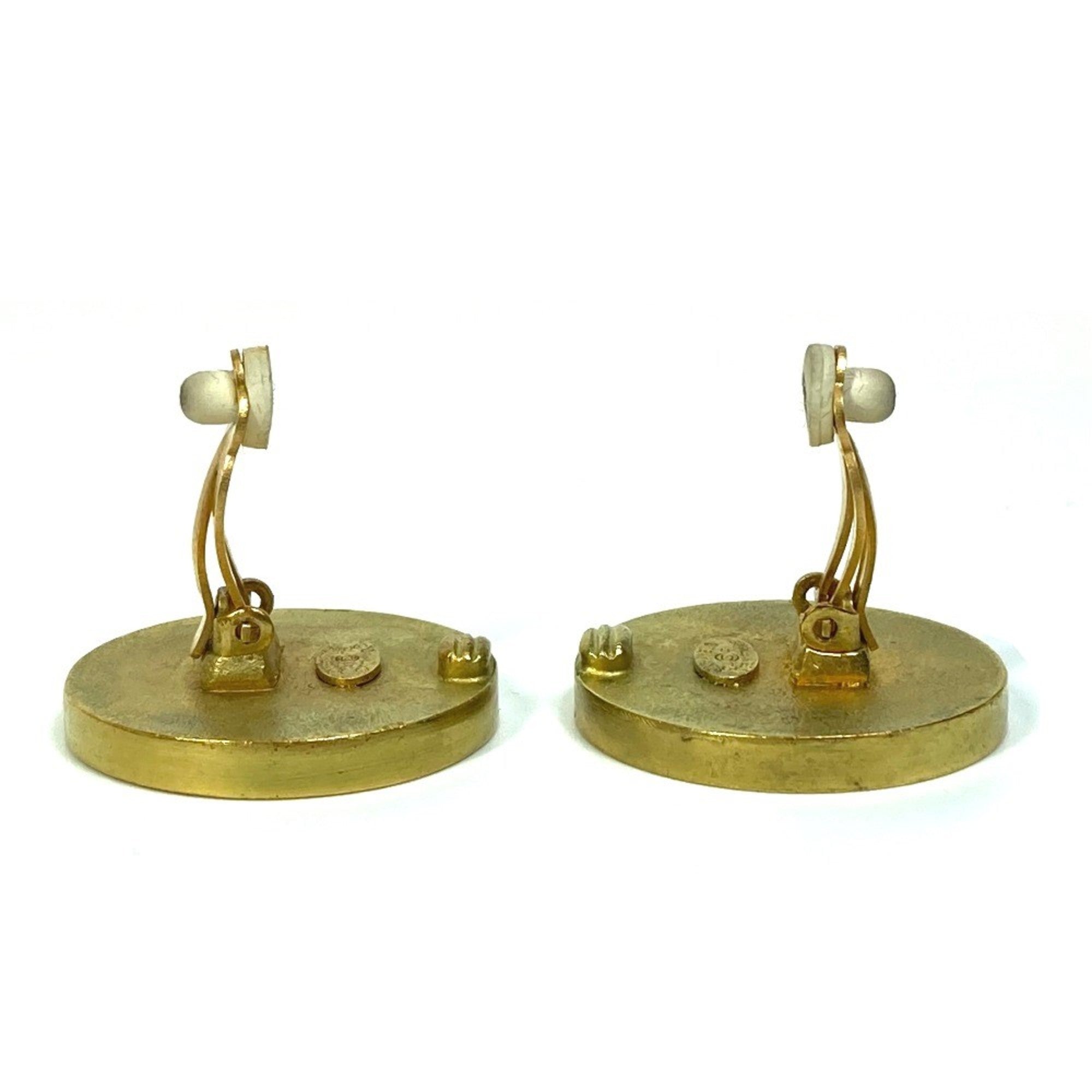 Earrings Gold-Tone Metal