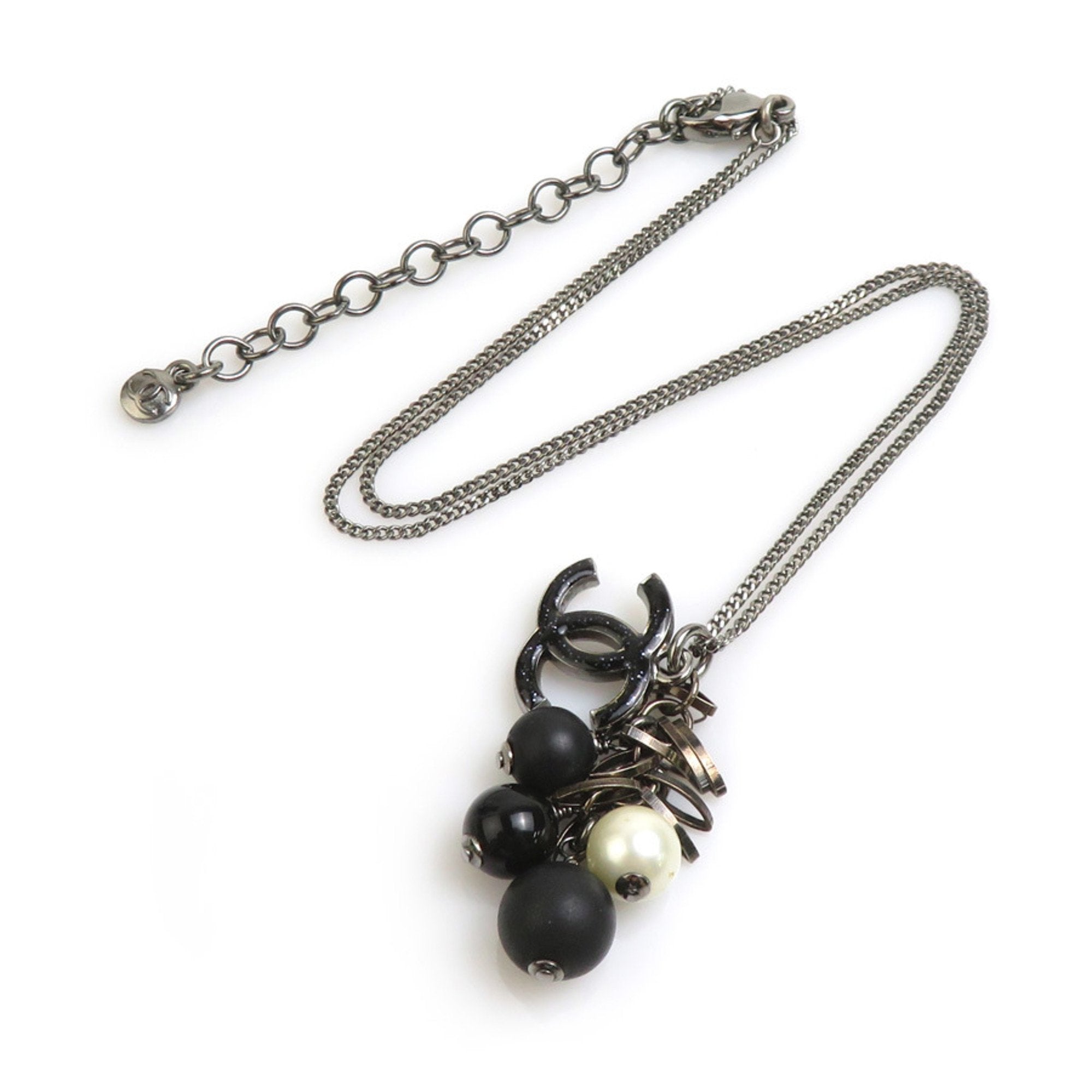 CC Logo Pendant Necklace Metal