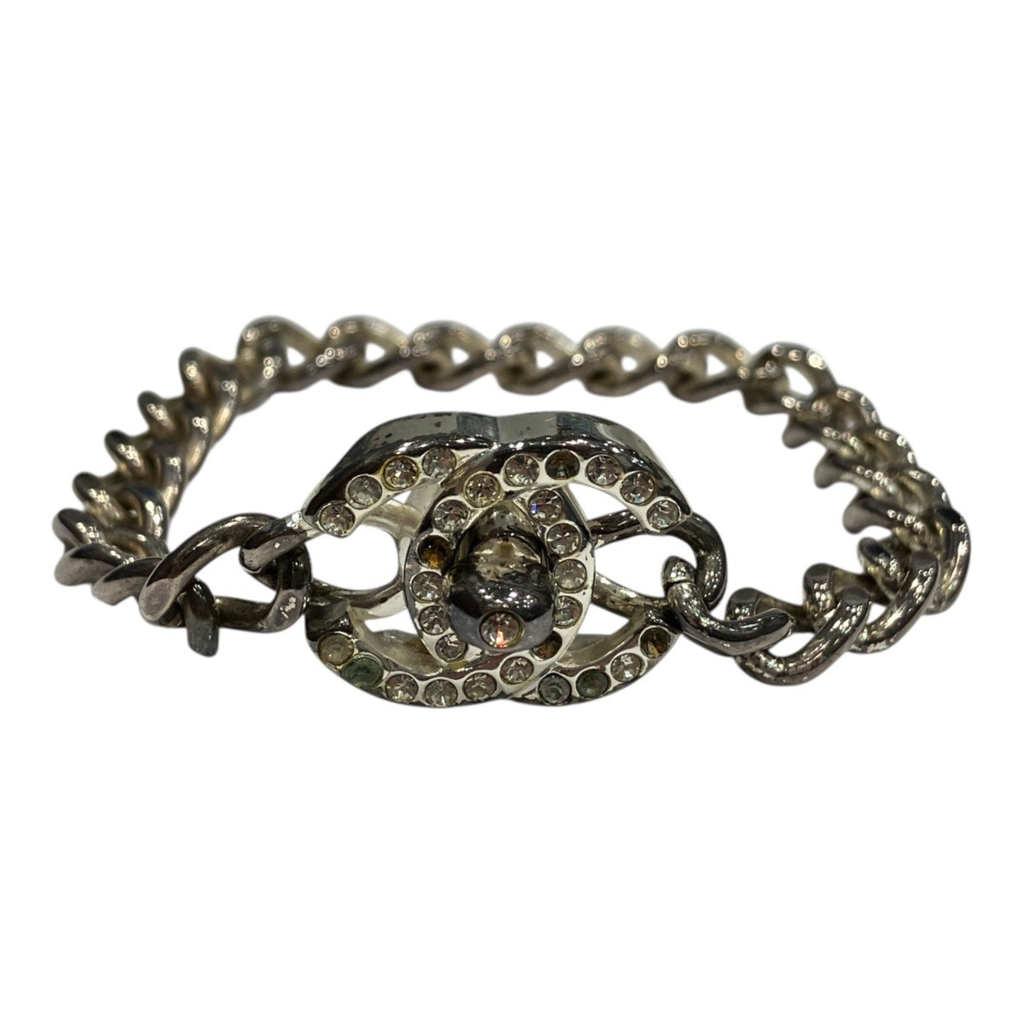 CC Logo Lock Bracelet Metal