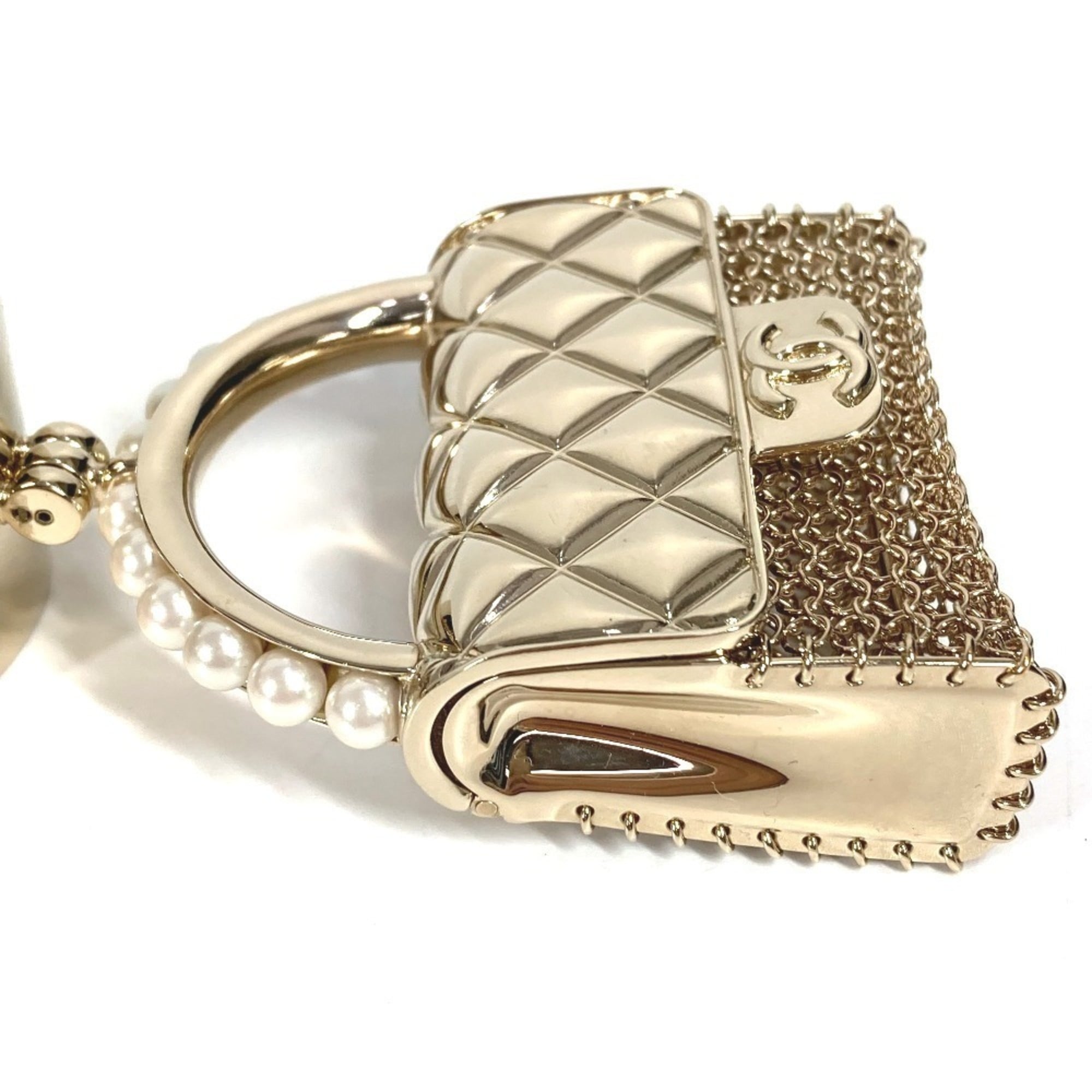 CC Logo Bracelet Gold-Tone Metal