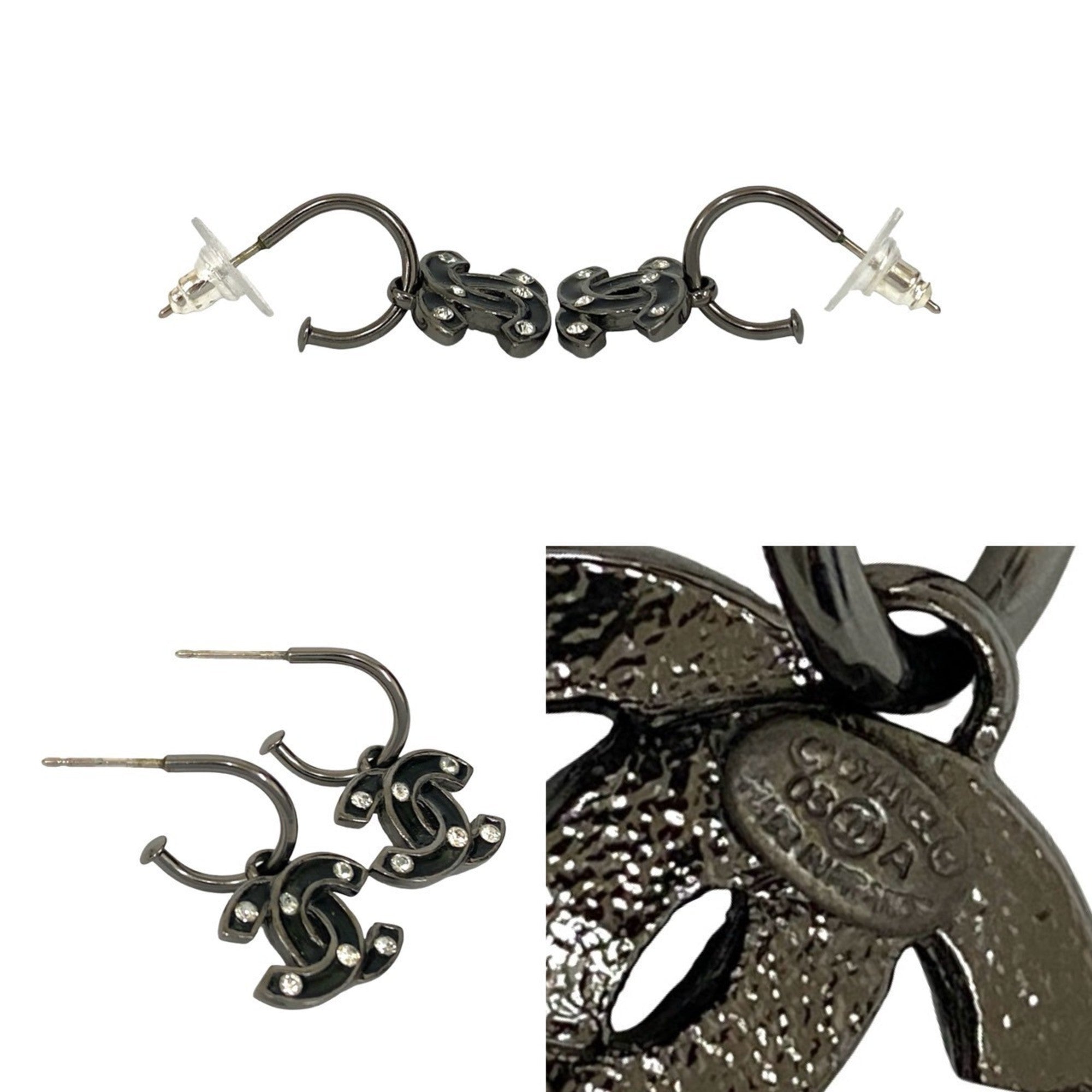 CC Logo Earrings Metal